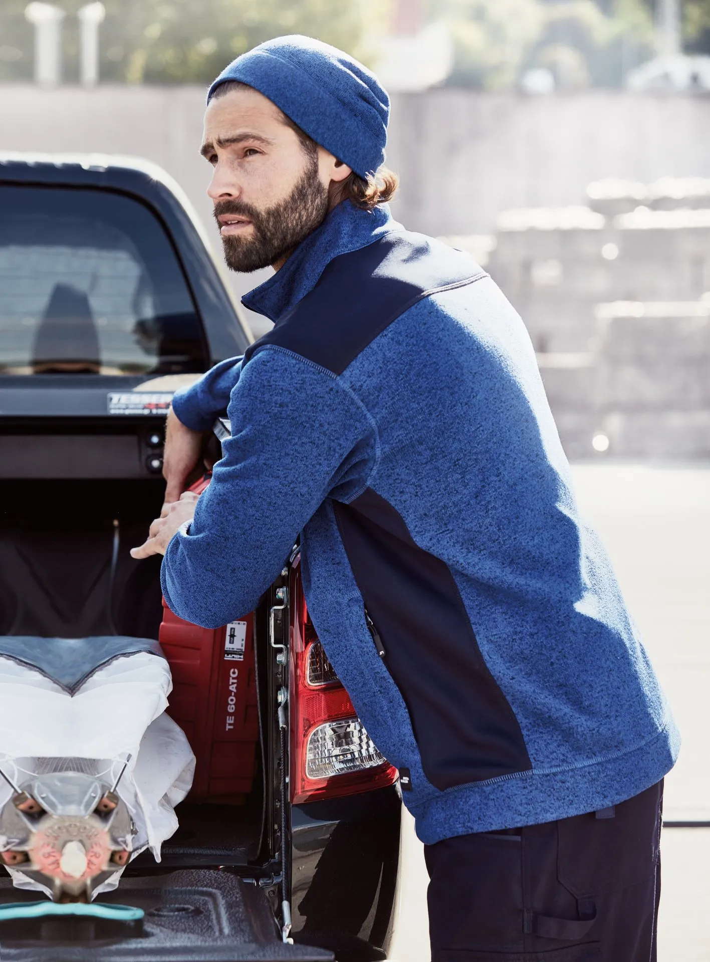 James & Nicholson JN862 – Pflegeleichte Arbeits Fleecejacke Herren