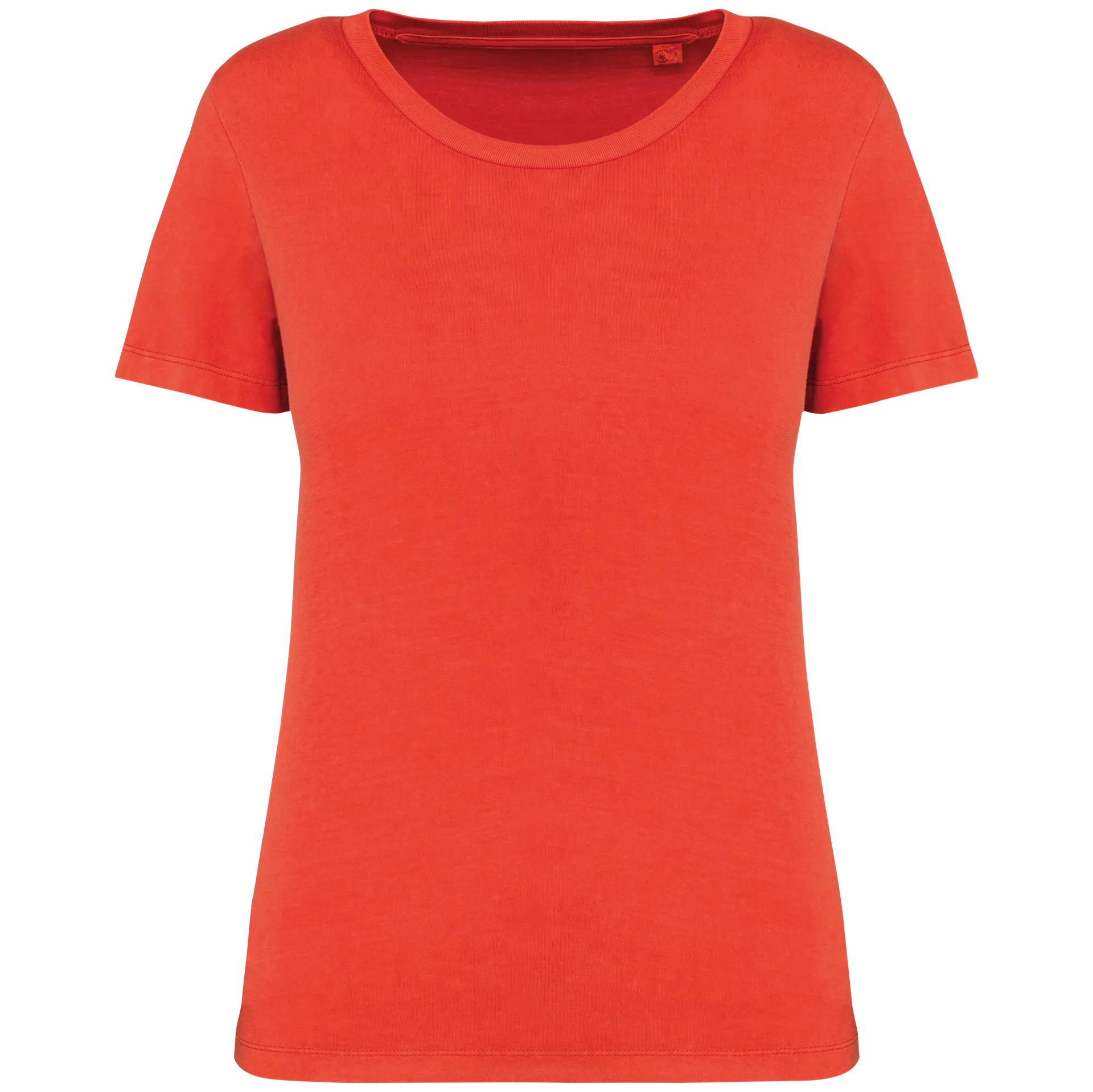 Umweltfreundliches ausgewaschenes Damen-T-Shirt