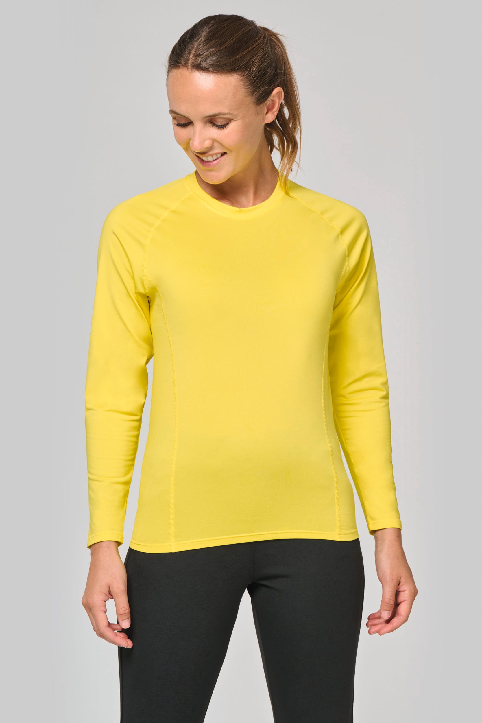 Langarm Doppelhaut T-Shirt. Schnelltrocknend