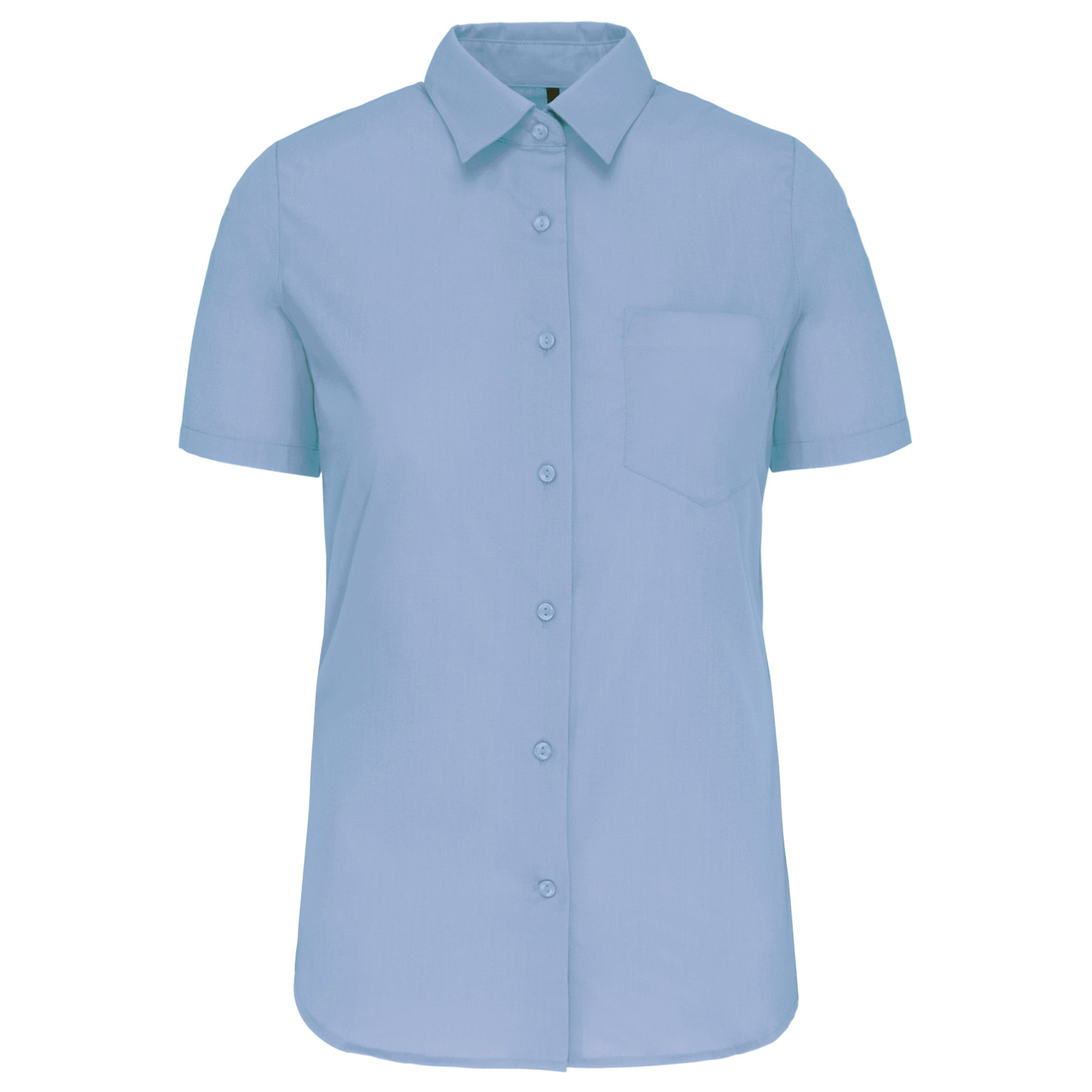 Damen Popelinebluse Kurzarm
