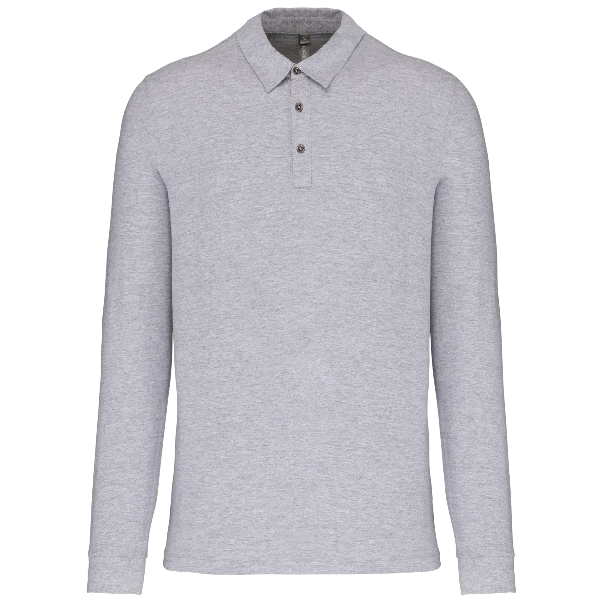 Langarm-Polohemd für Herren aus Jersey