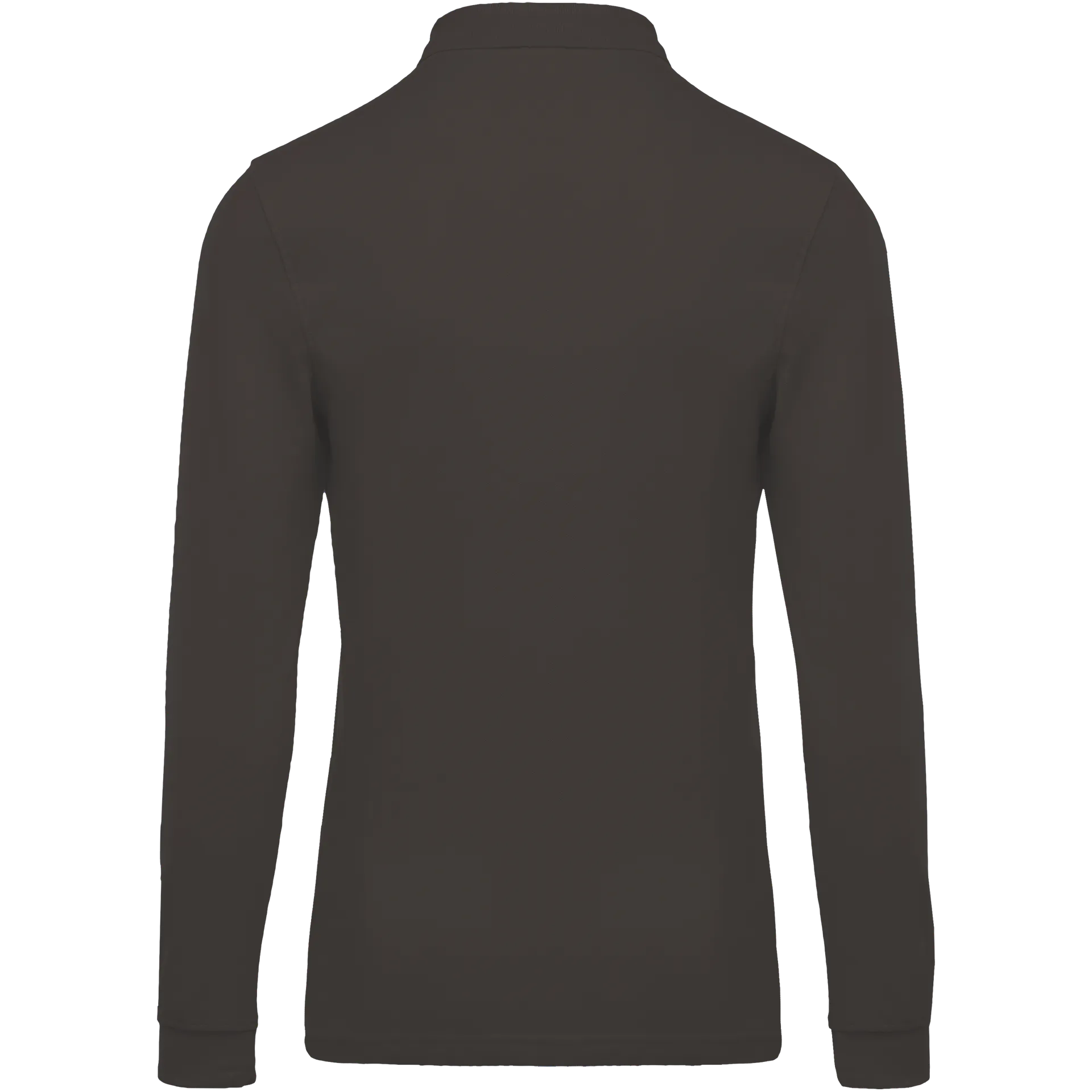 Herren Langarm-Polohemd. Baumwollpiqué