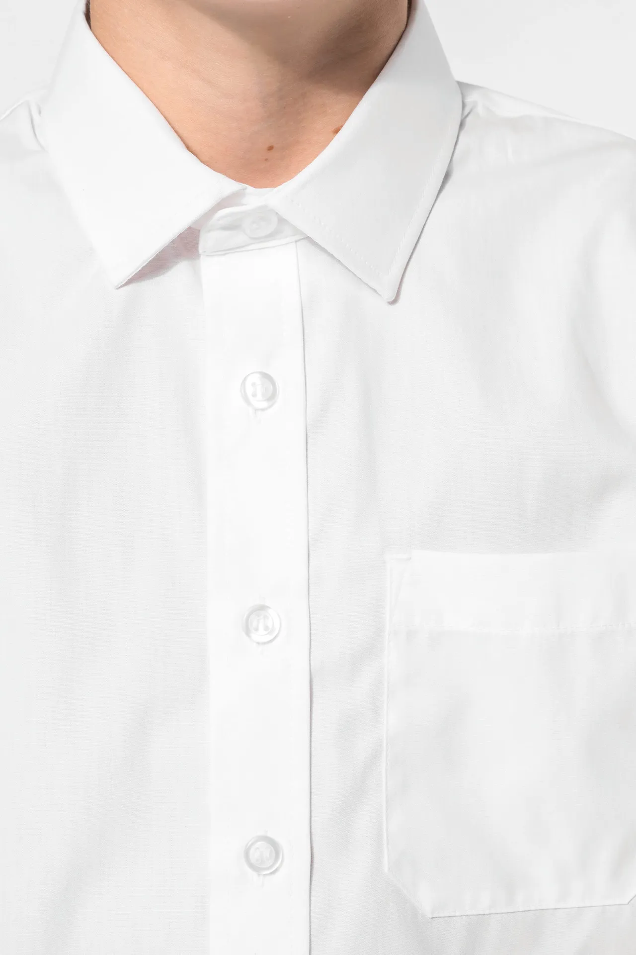 Kinder Popelin-Hemd Langarm