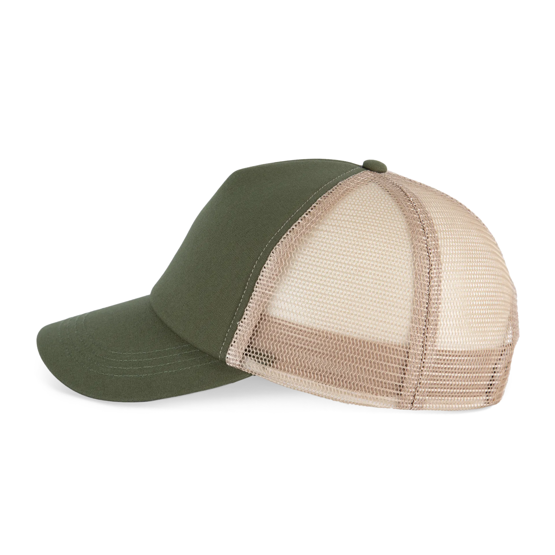 5 Panel-Trucker-Kappe aus Canvas-Baumwolle - K-up Gold Label