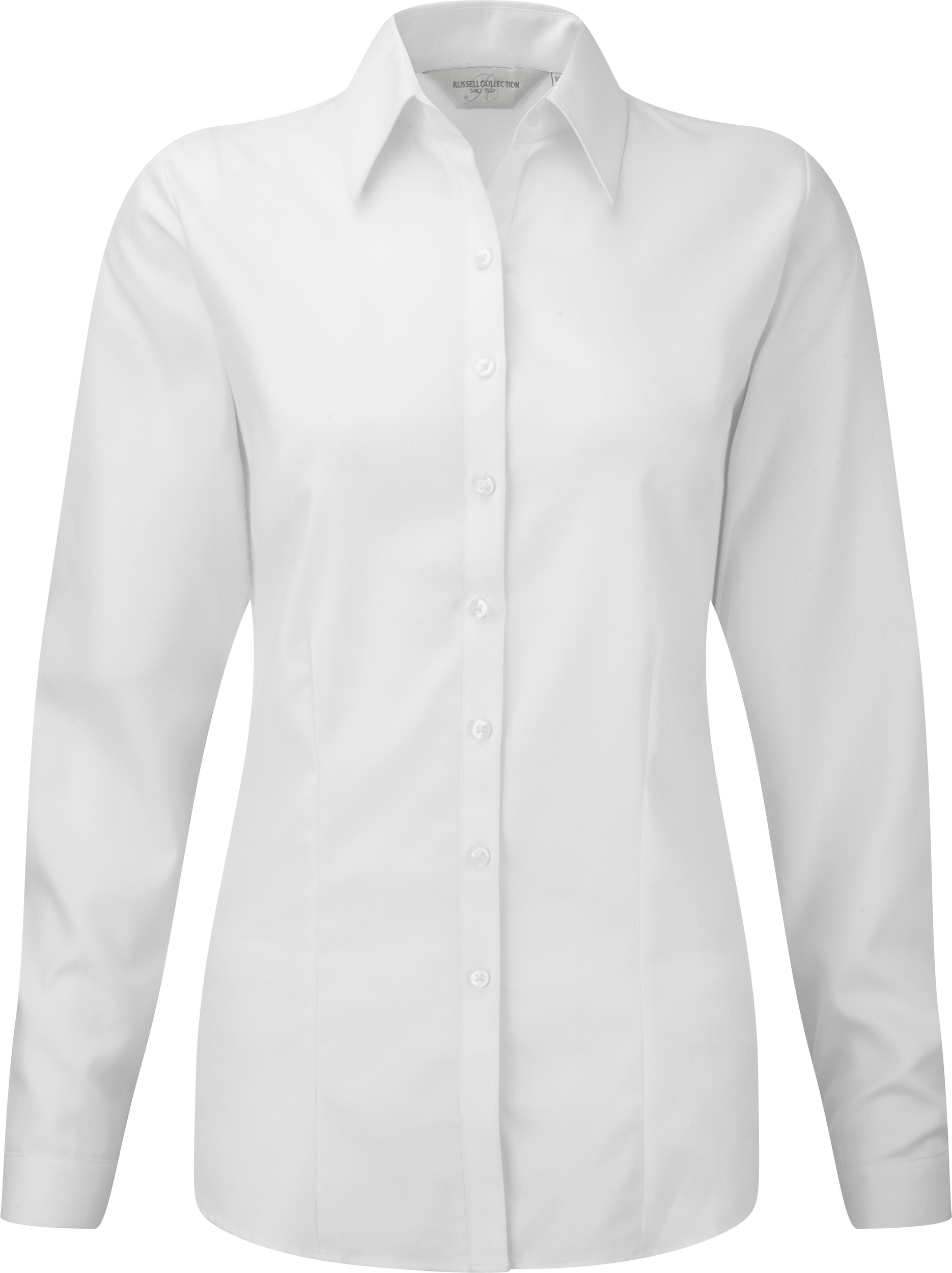 Ladies Long Sleeve Herringbone Shirt