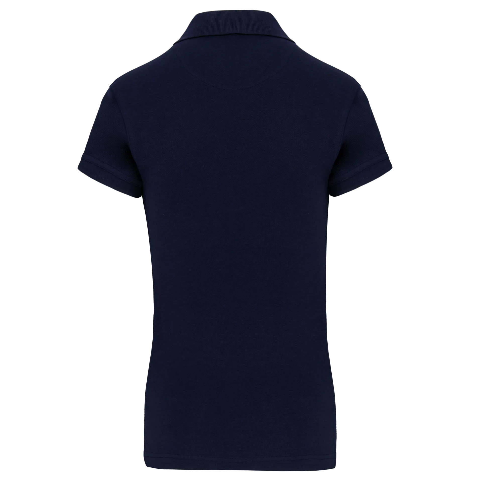 Kurzarm-Polohemd für Damen. Aus Baumwollpiqué