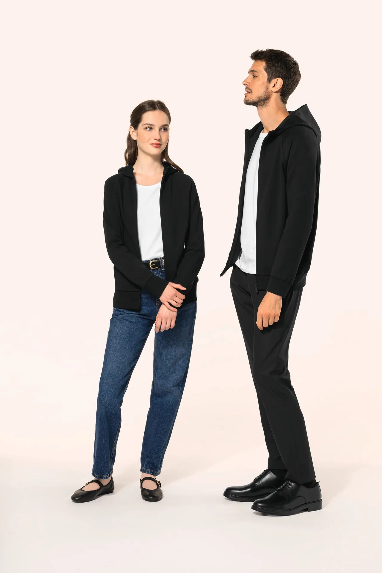 Herren-Reißverschlussjacke mit Kapuze