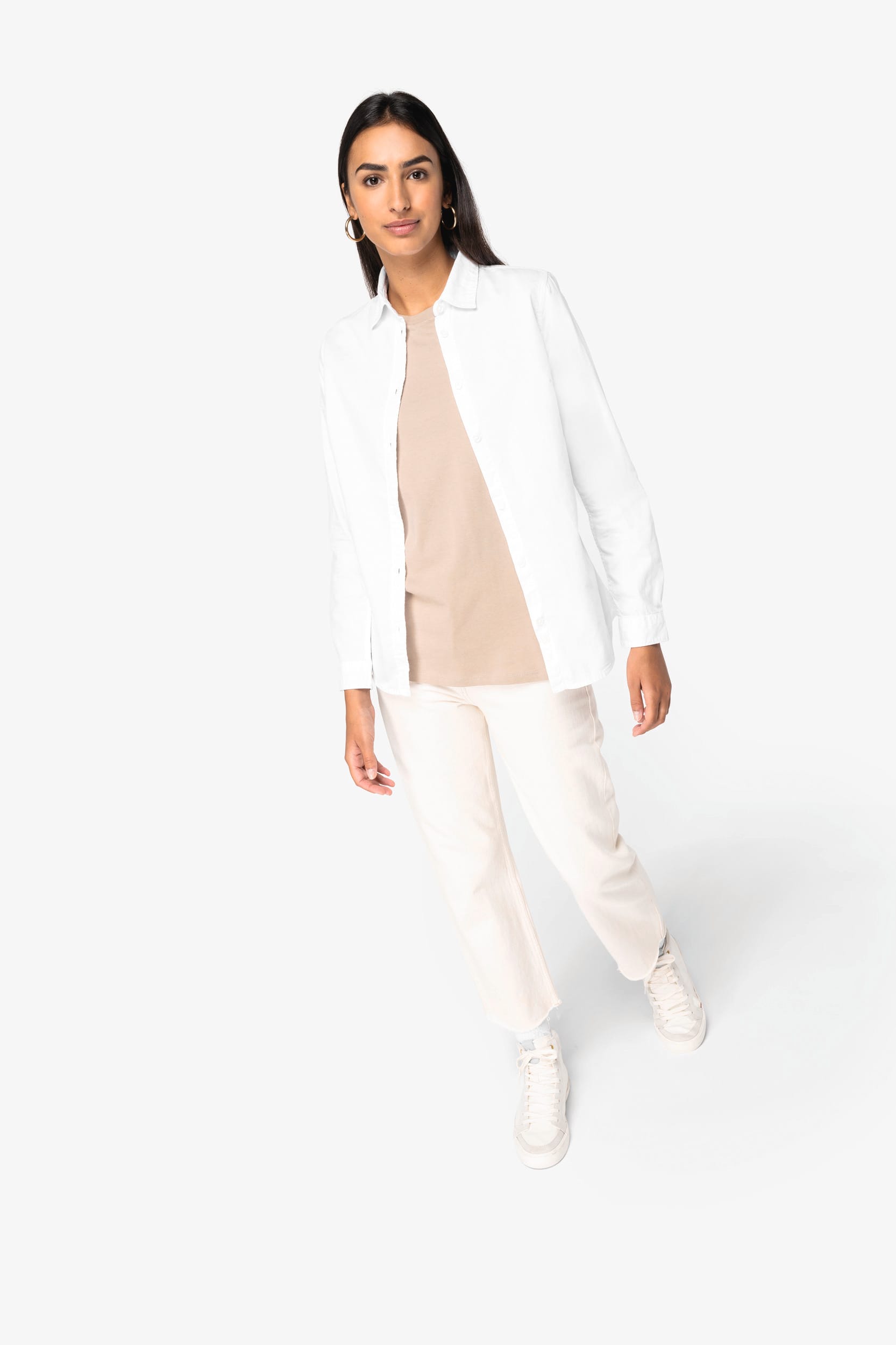 Umweltfreundliches Ausgewaschene Bluse