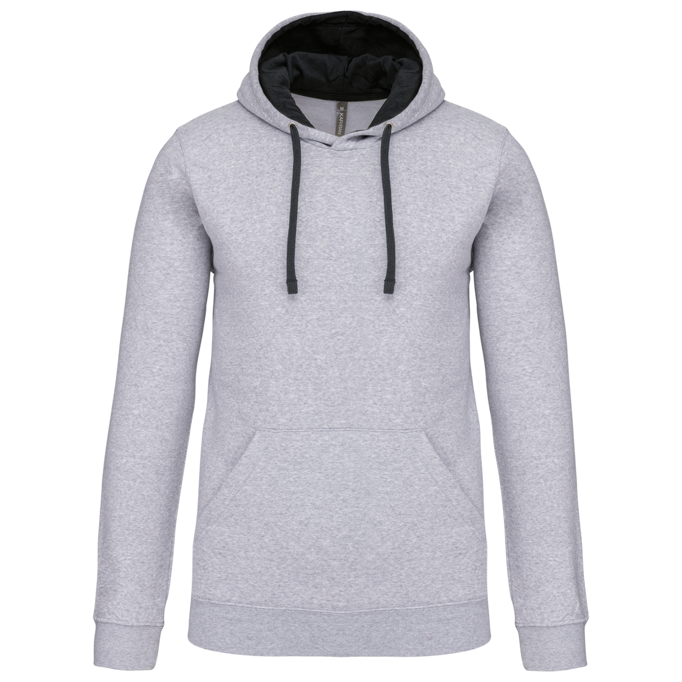 Herren-kapuzensweatshirt bicolor