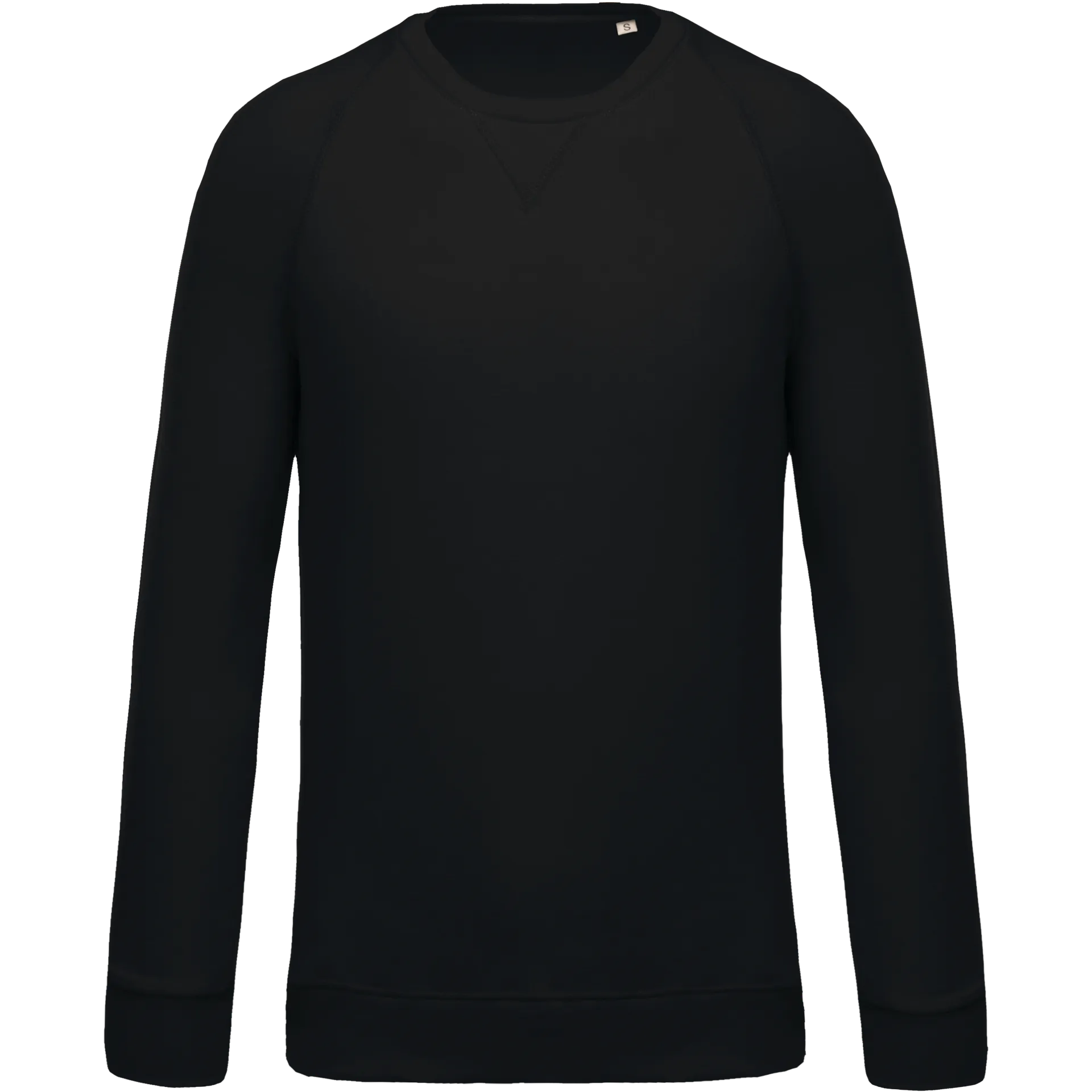 Herren Sweatshirt BIO-BAUMWOLLE Rundhalsausschnitt Raglanärmel