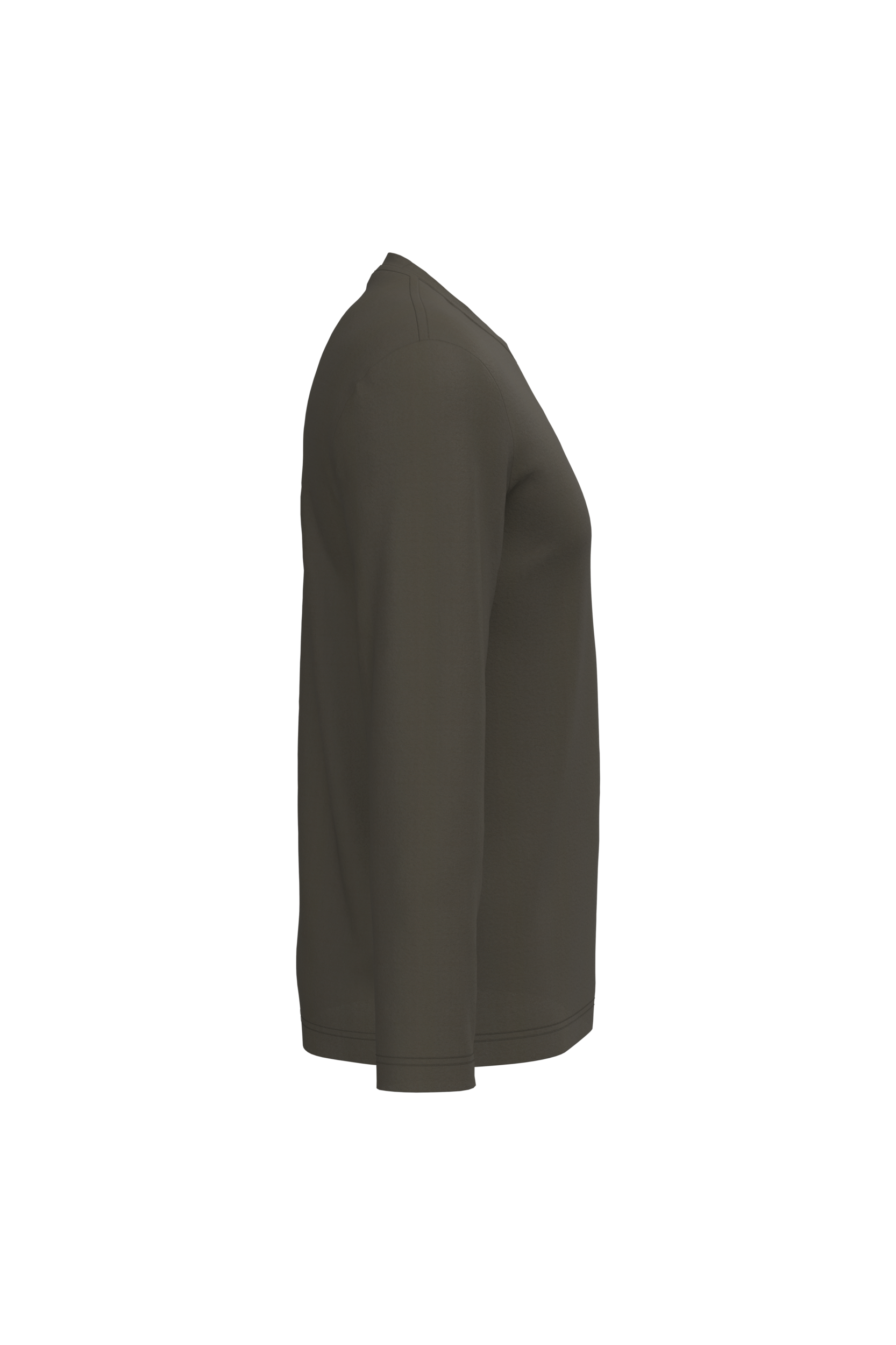 Herren Langarm-T-Shirt Rundhalsausschnitt