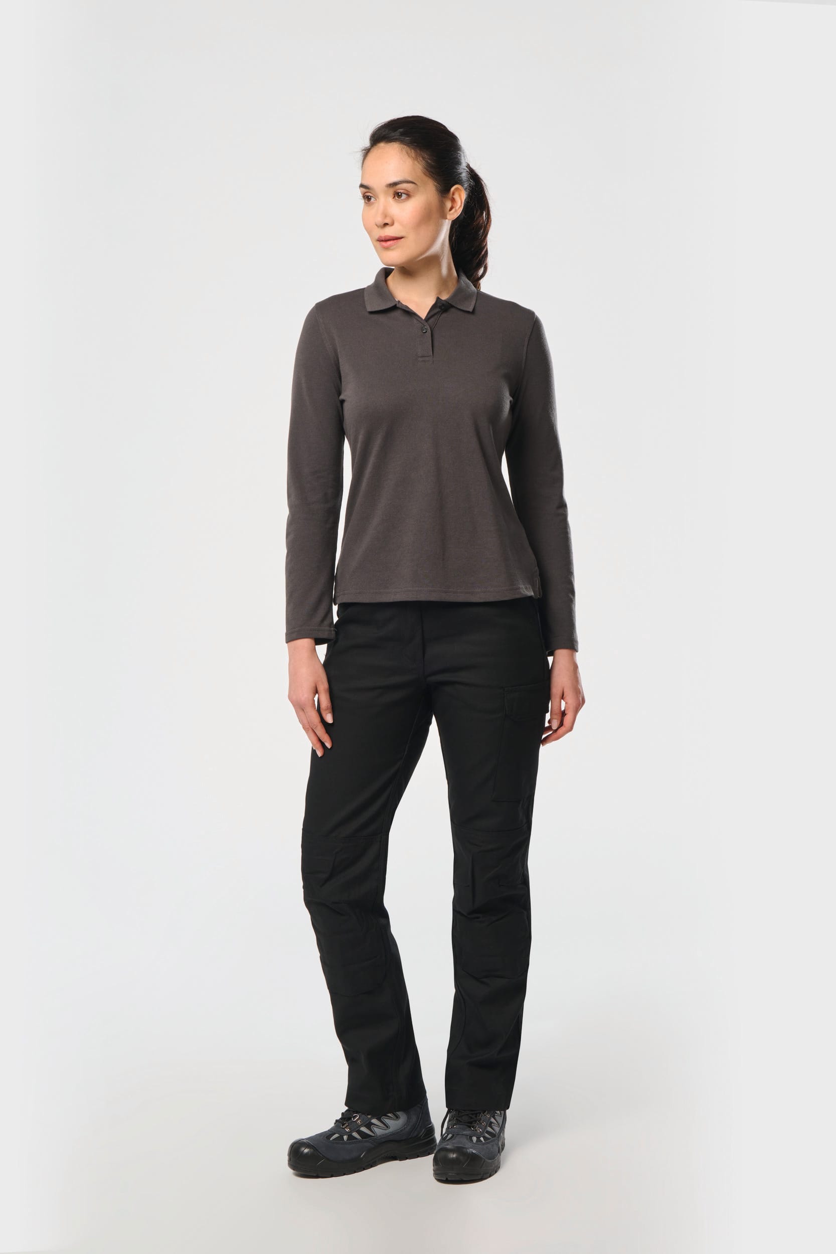 Langarm-Polohemd für Damen