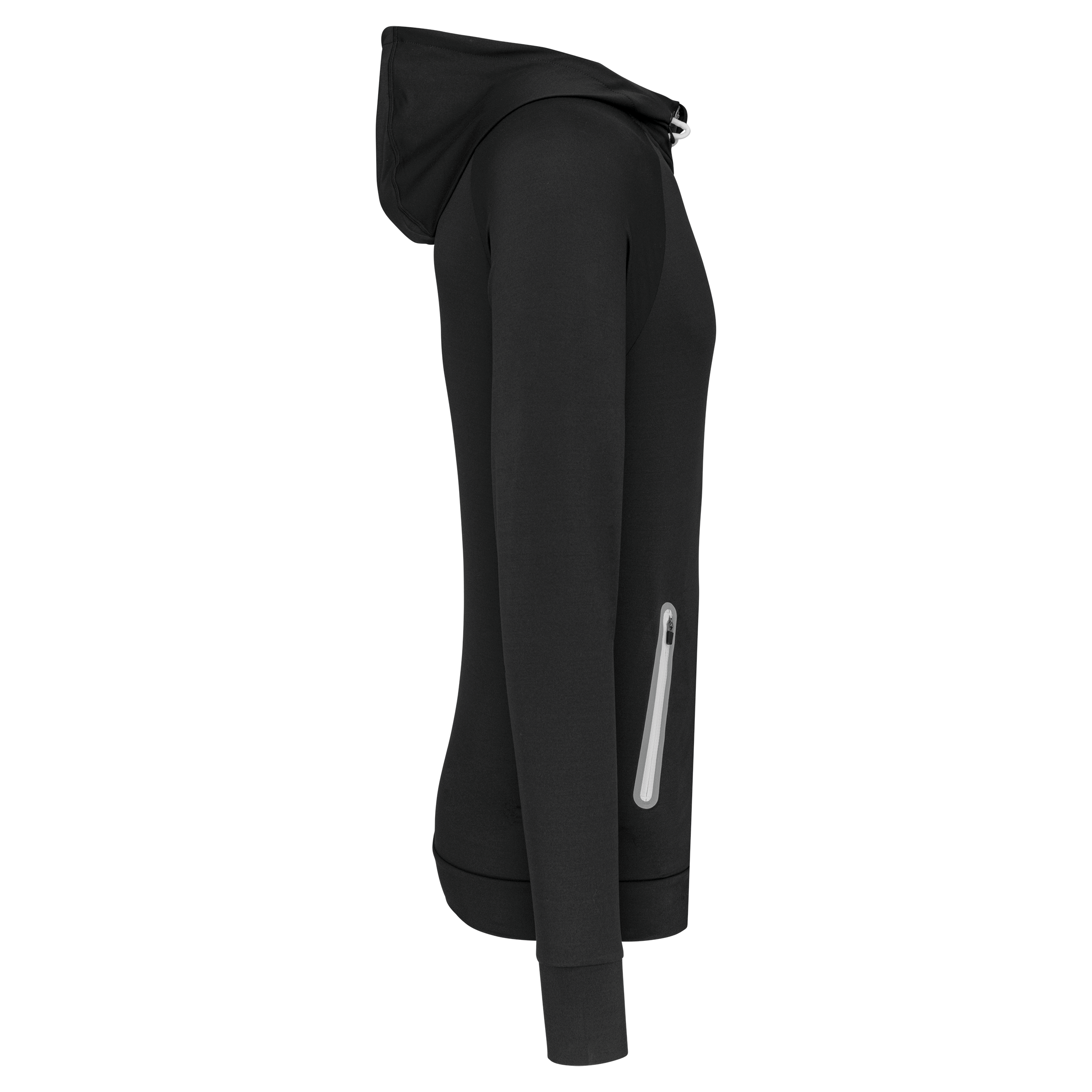 Kapuzen-Sweatshirt 1/4 Sport-Reißverschluss Unisex