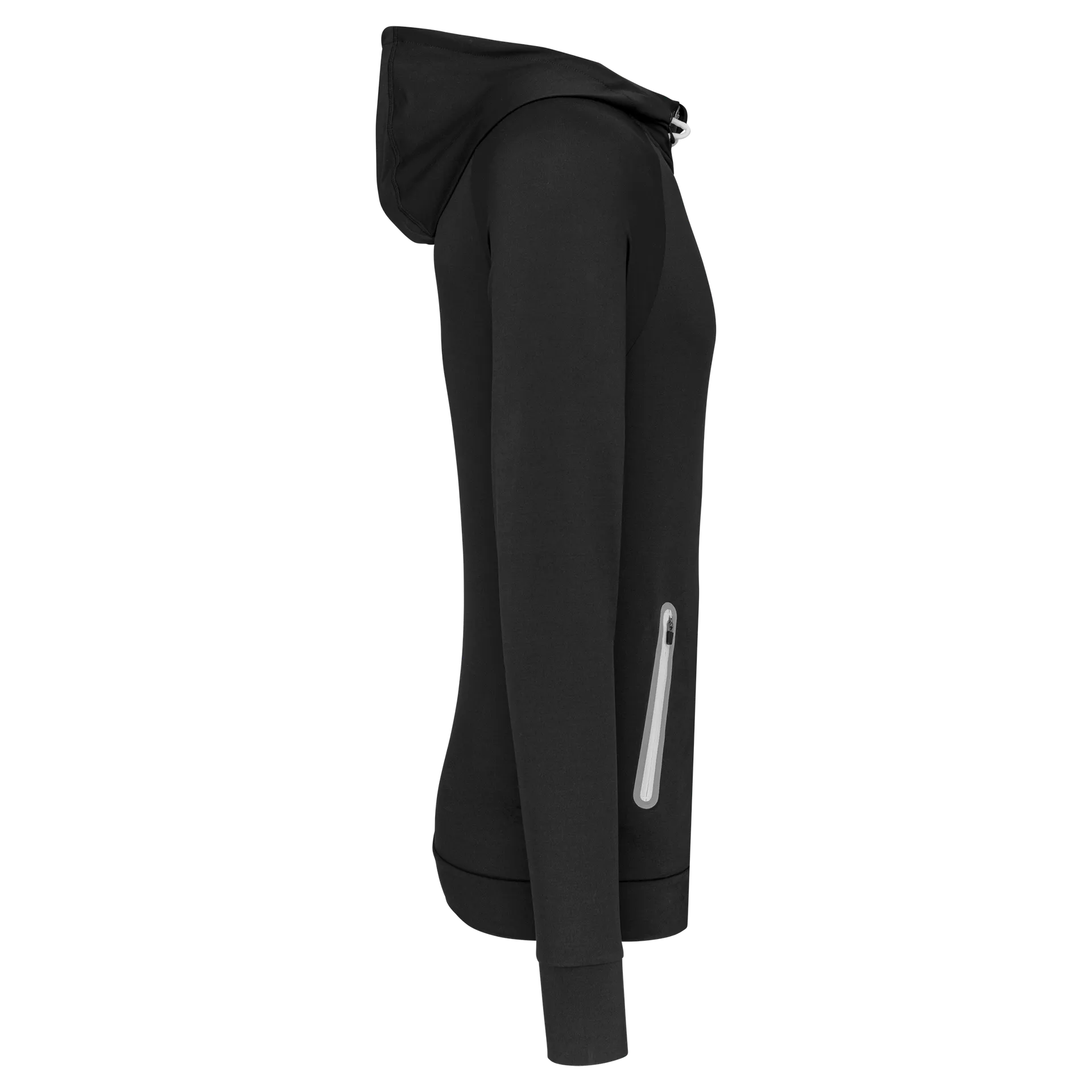 Kapuzen-Sweatshirt 1/4 Sport-Reißverschluss Unisex