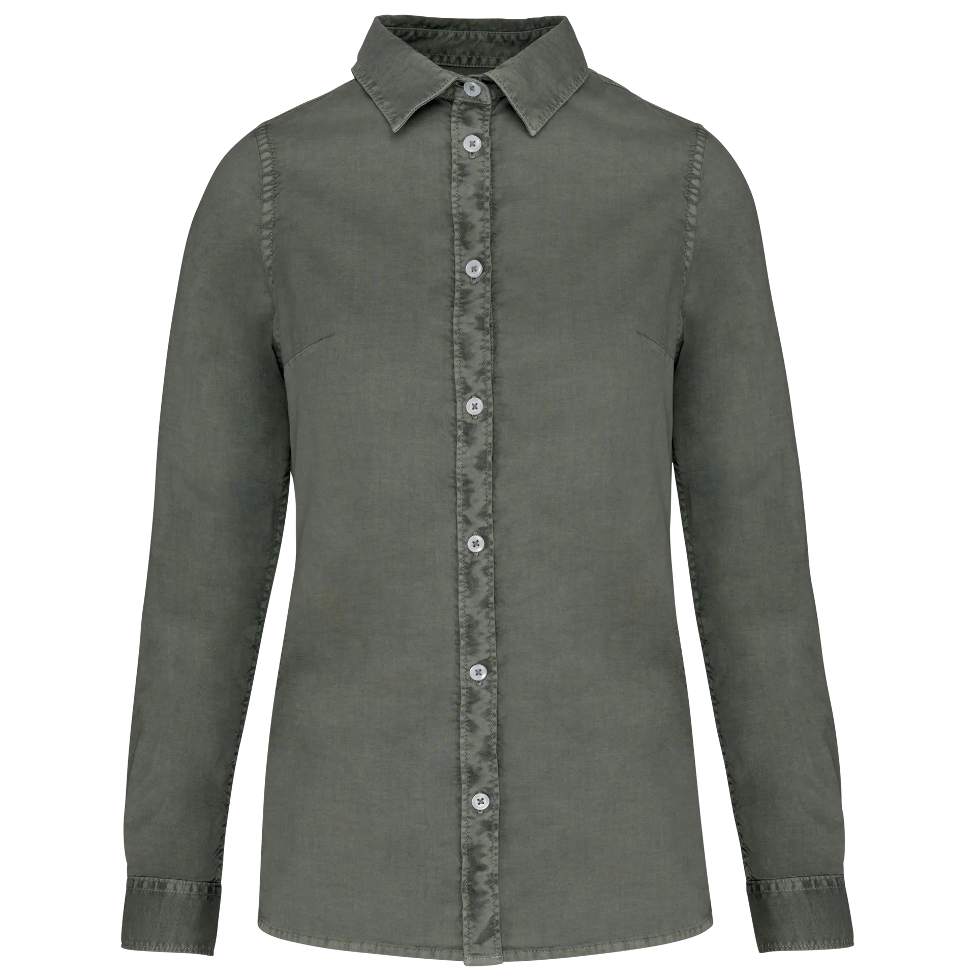 Umweltfreundliches Ausgewaschene Bluse