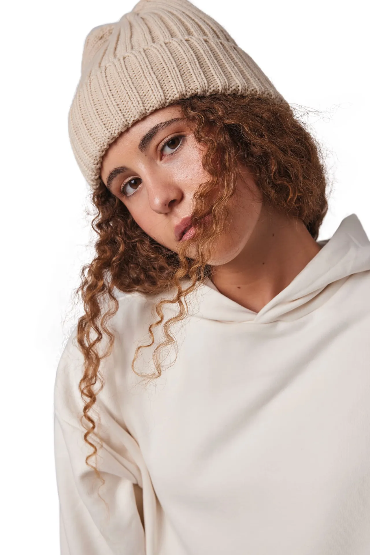 Mütze mit Doppelripp und Umschlag