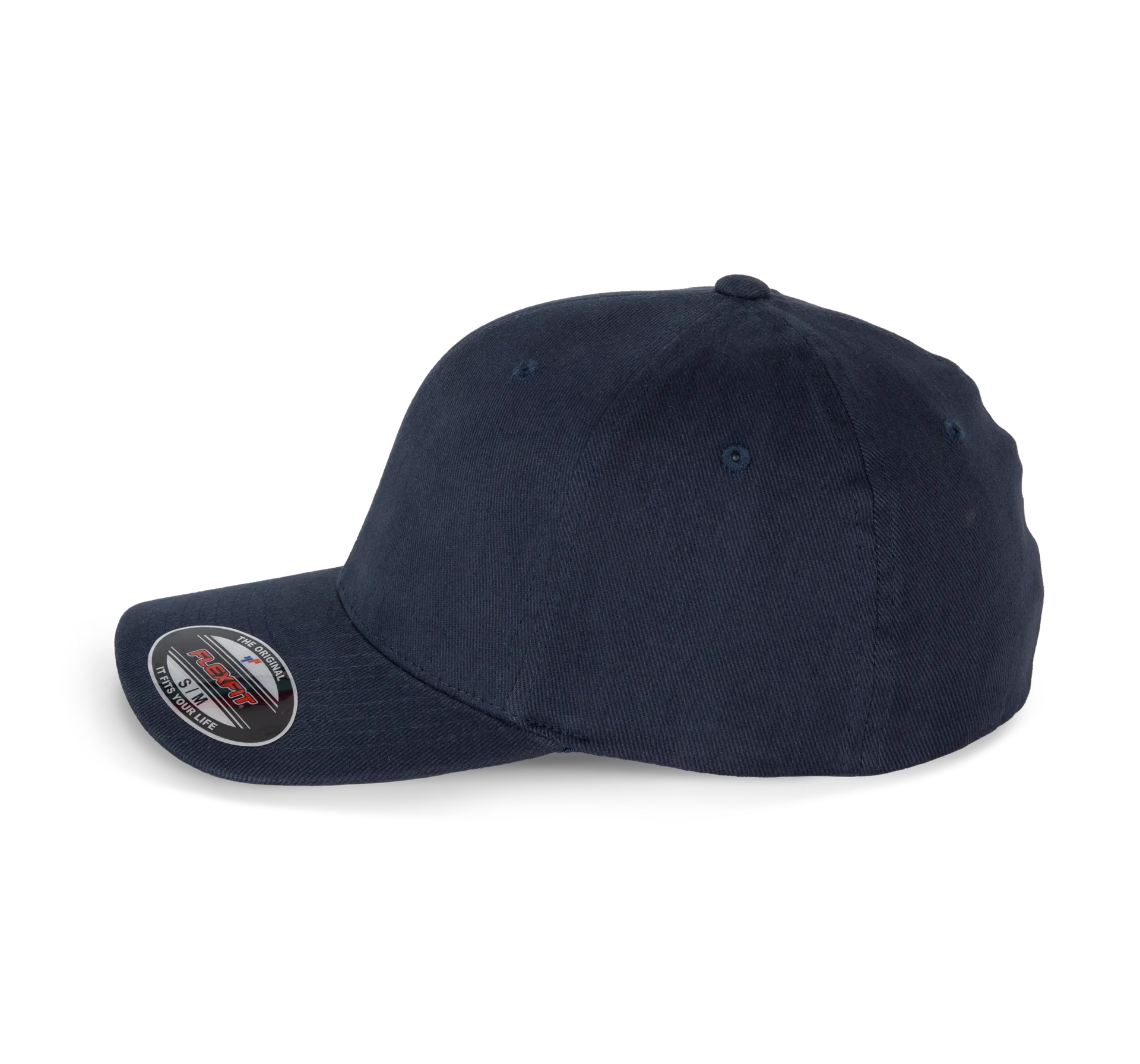 6-Panel Flexfit  Schirmmütze - Gebürstete Baumwolle