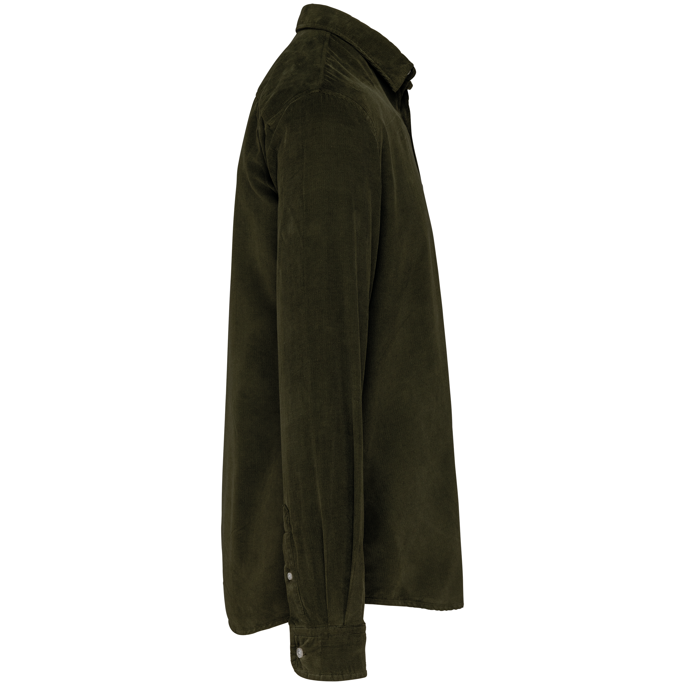 Langarmhemd aus Velours, für Herren