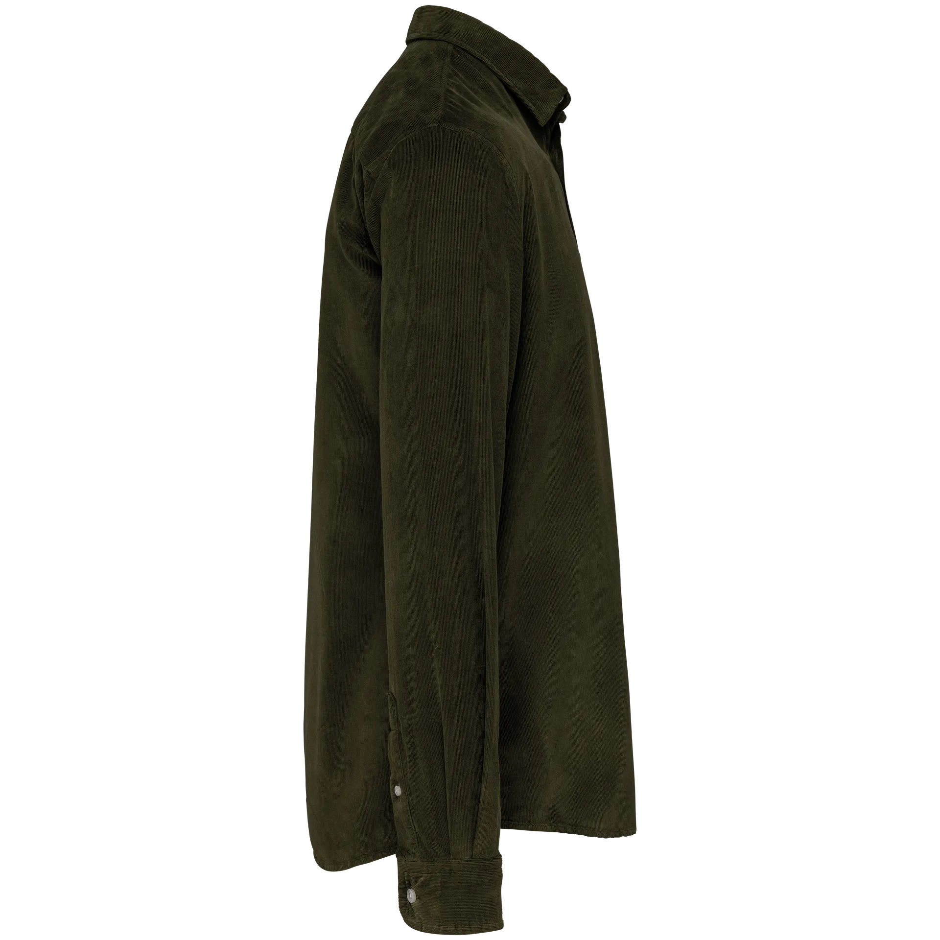 Langarmhemd aus Velours, für Herren