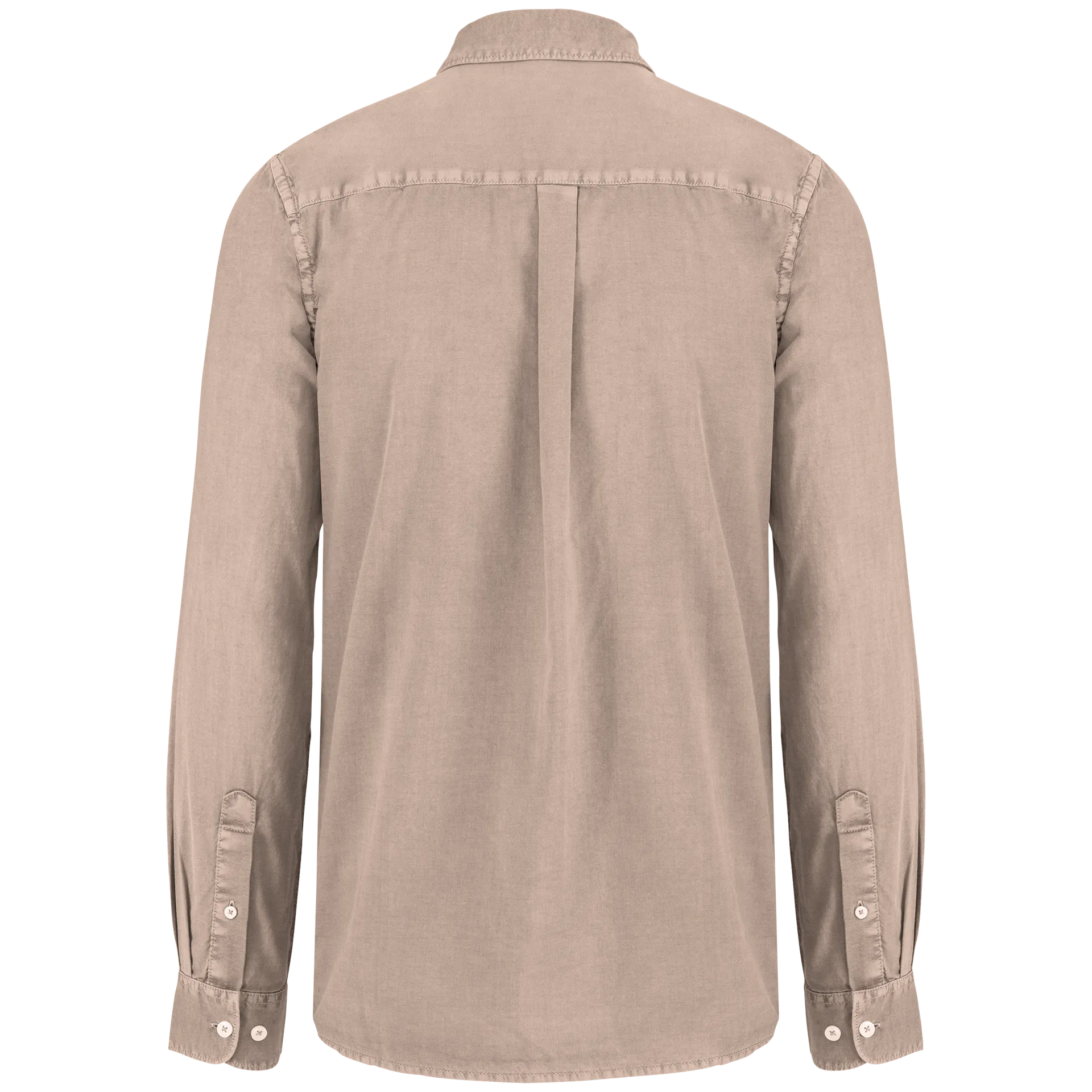 Umweltfreundliches ausgewaschenes Herrenhemd