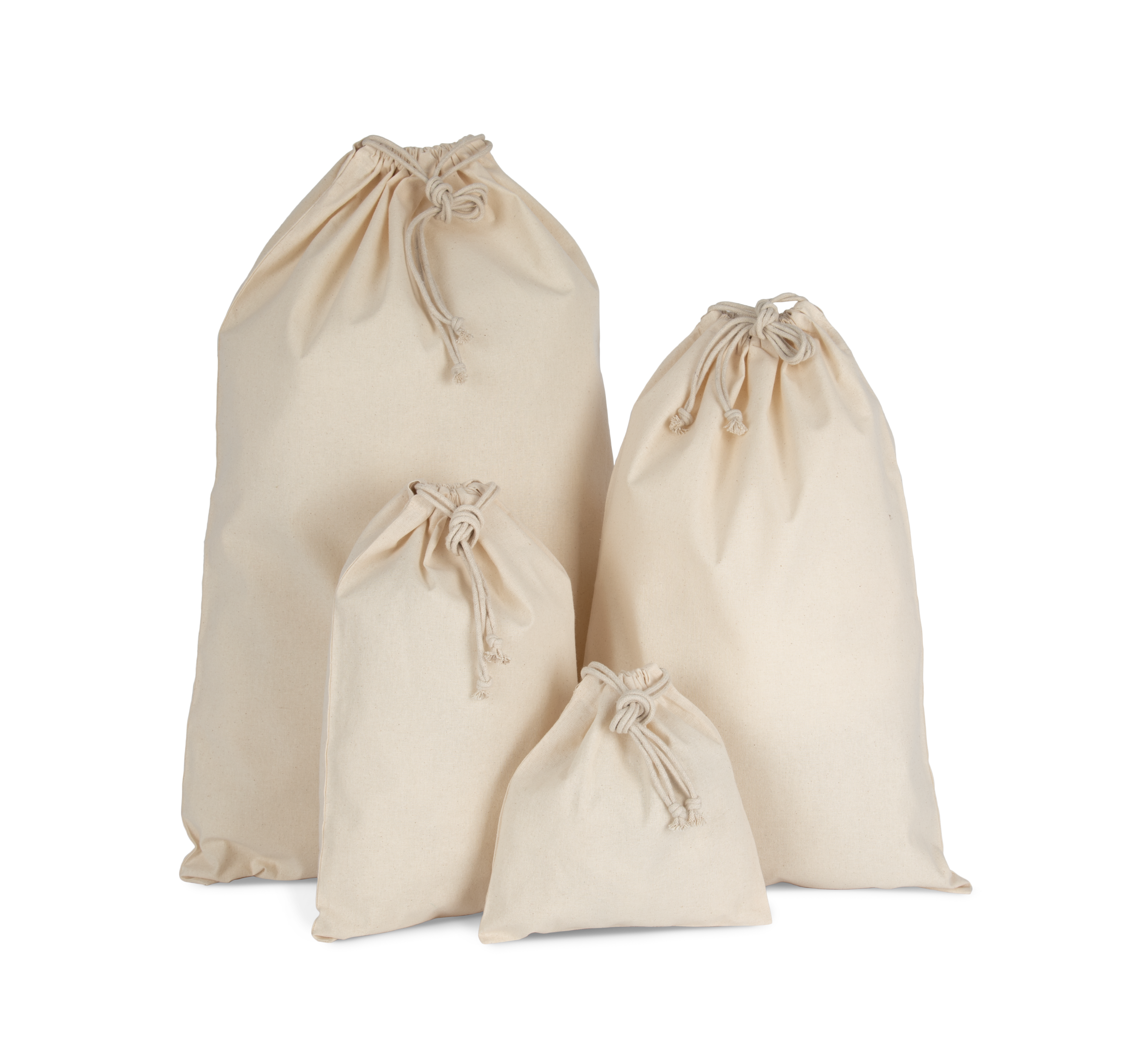 Kordeltasche aus biologischer Baumwolle