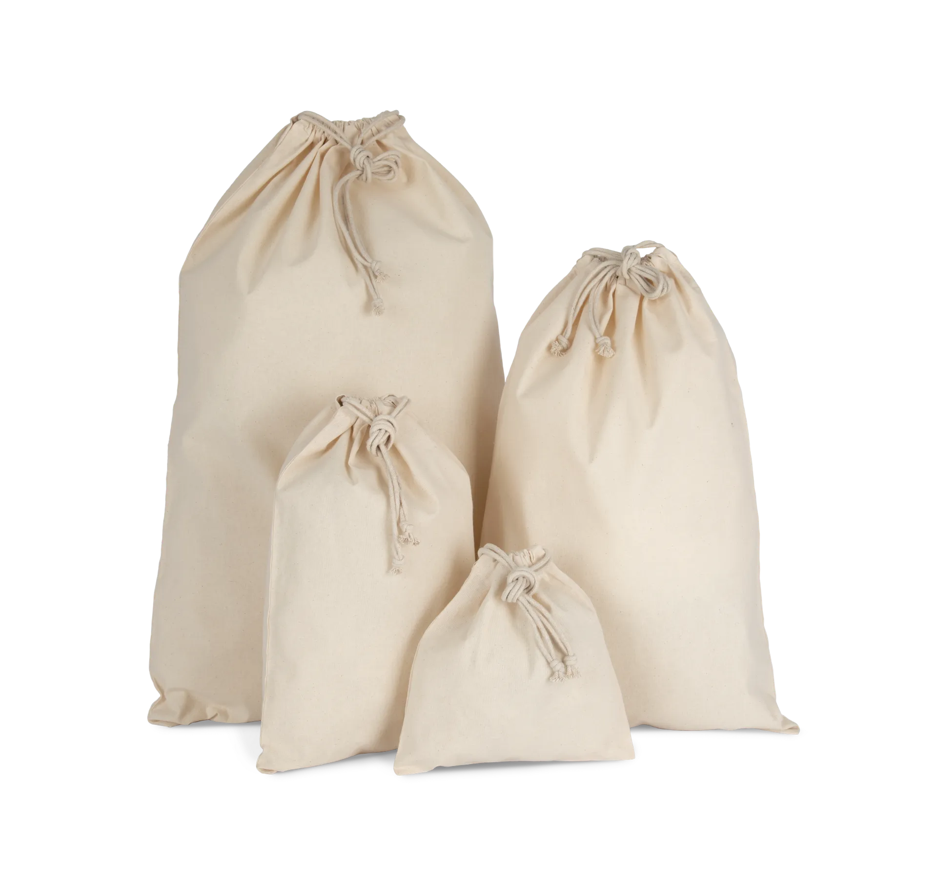 Kordeltasche aus biologischer Baumwolle