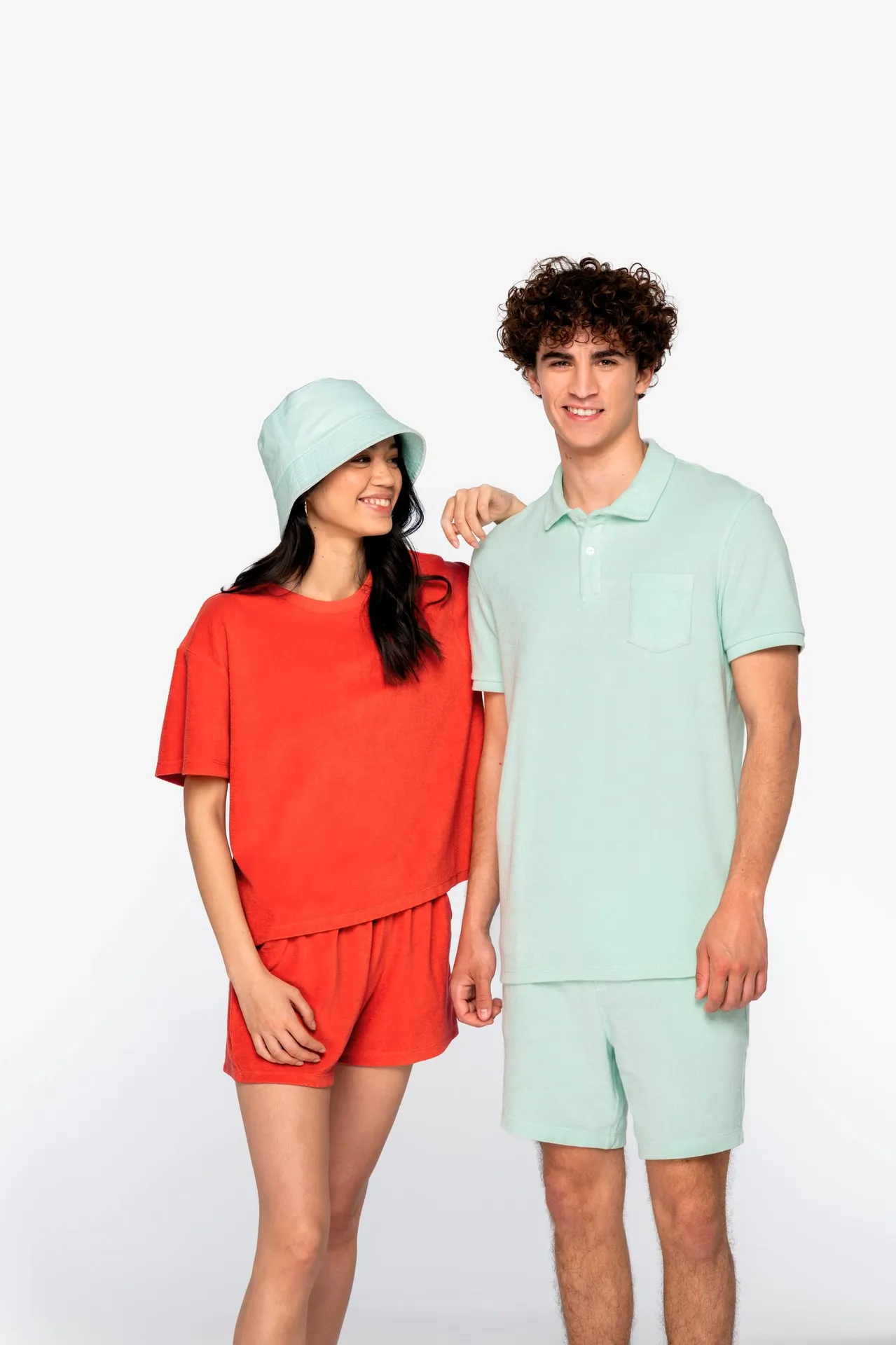 Umweltfreundliches Damen-T-Shirt aus Frottee