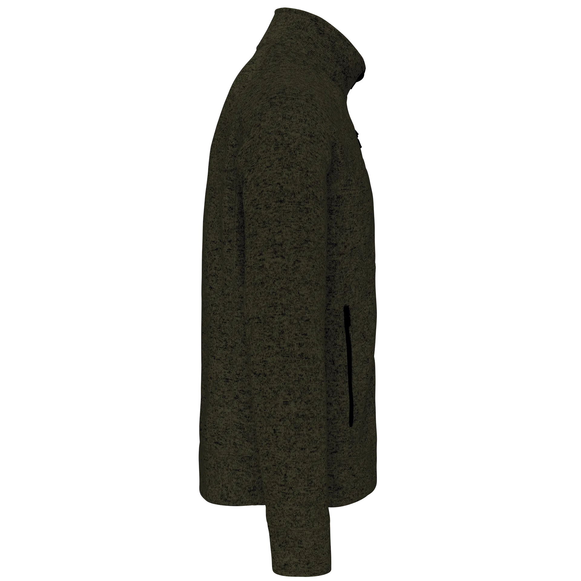 Herren-Weste mit Reißverschluss, aus Chiné