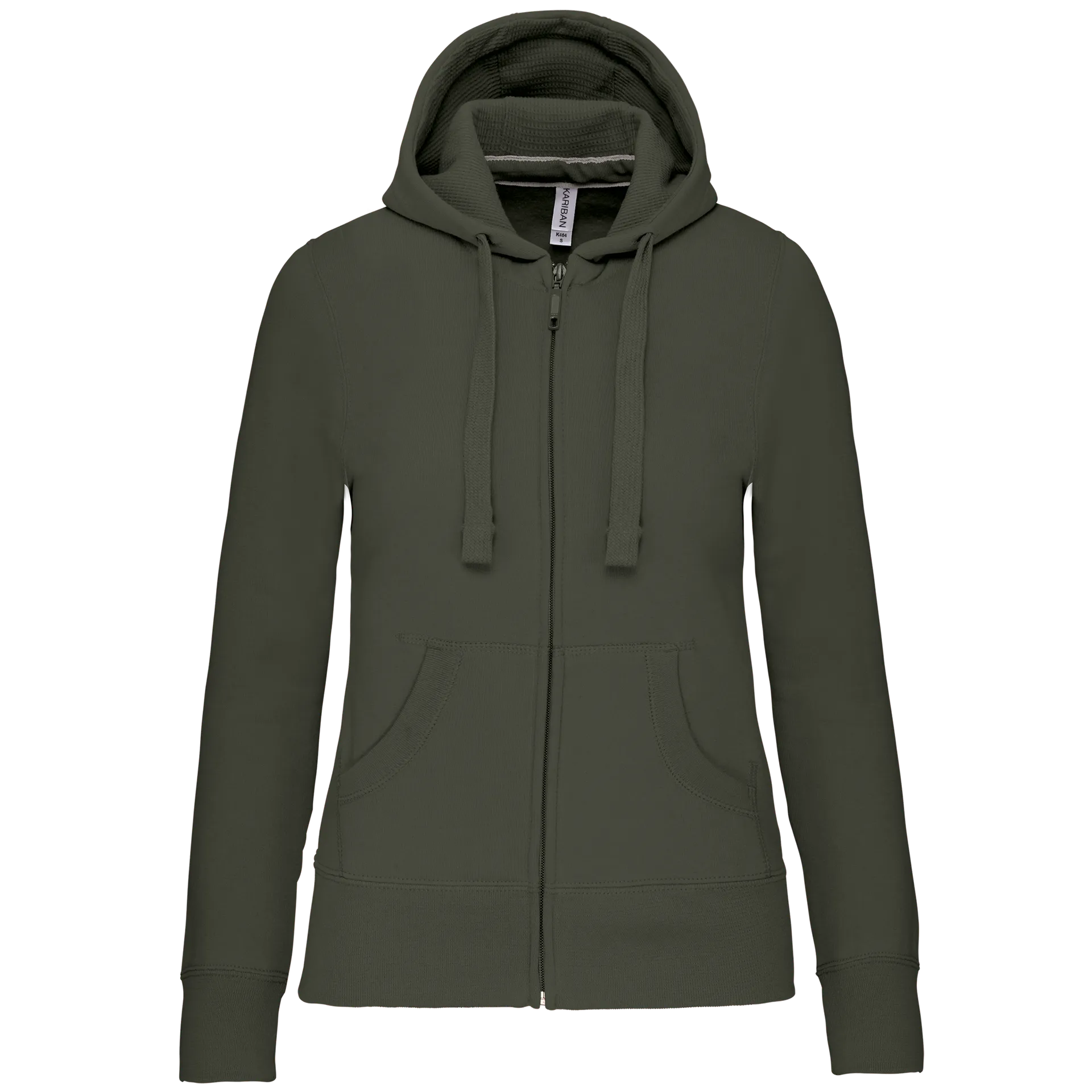 DAMEN KAPUZENSHIRT mit Reißververschluss