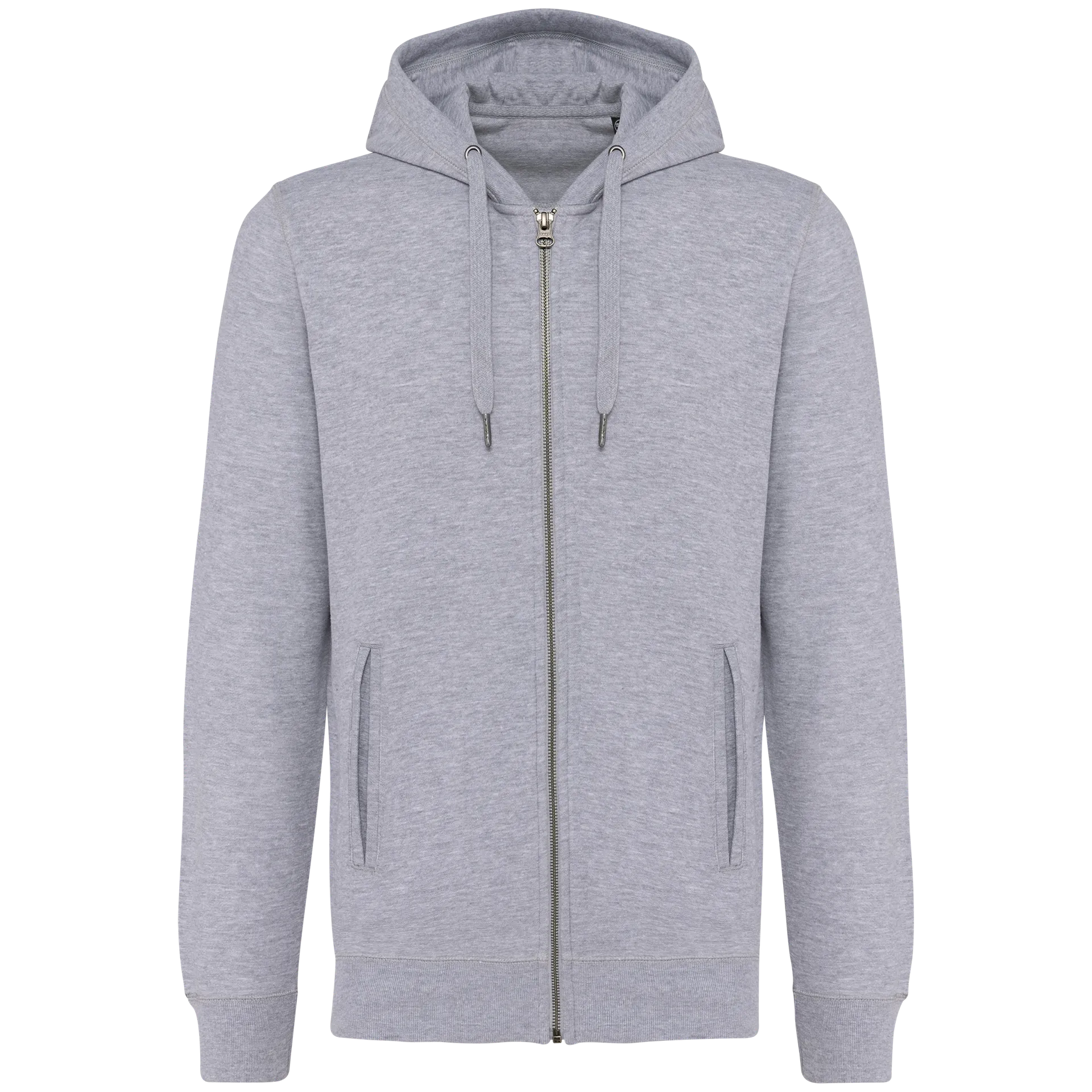 Umweltfreundliches Unisex-Kapuzensweatshirt mit Reißverschluss