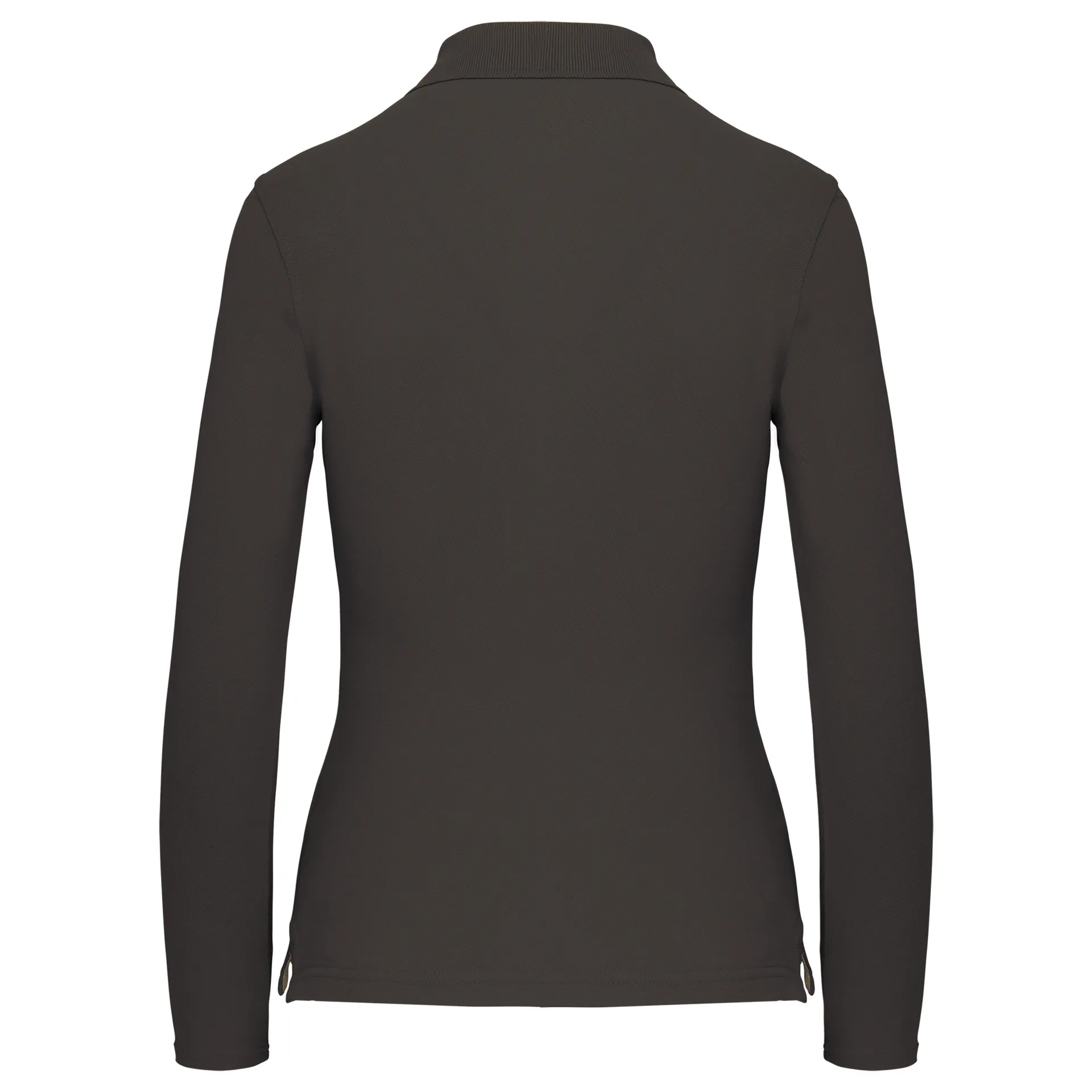 Damen Piqué Poloshirt Langarm