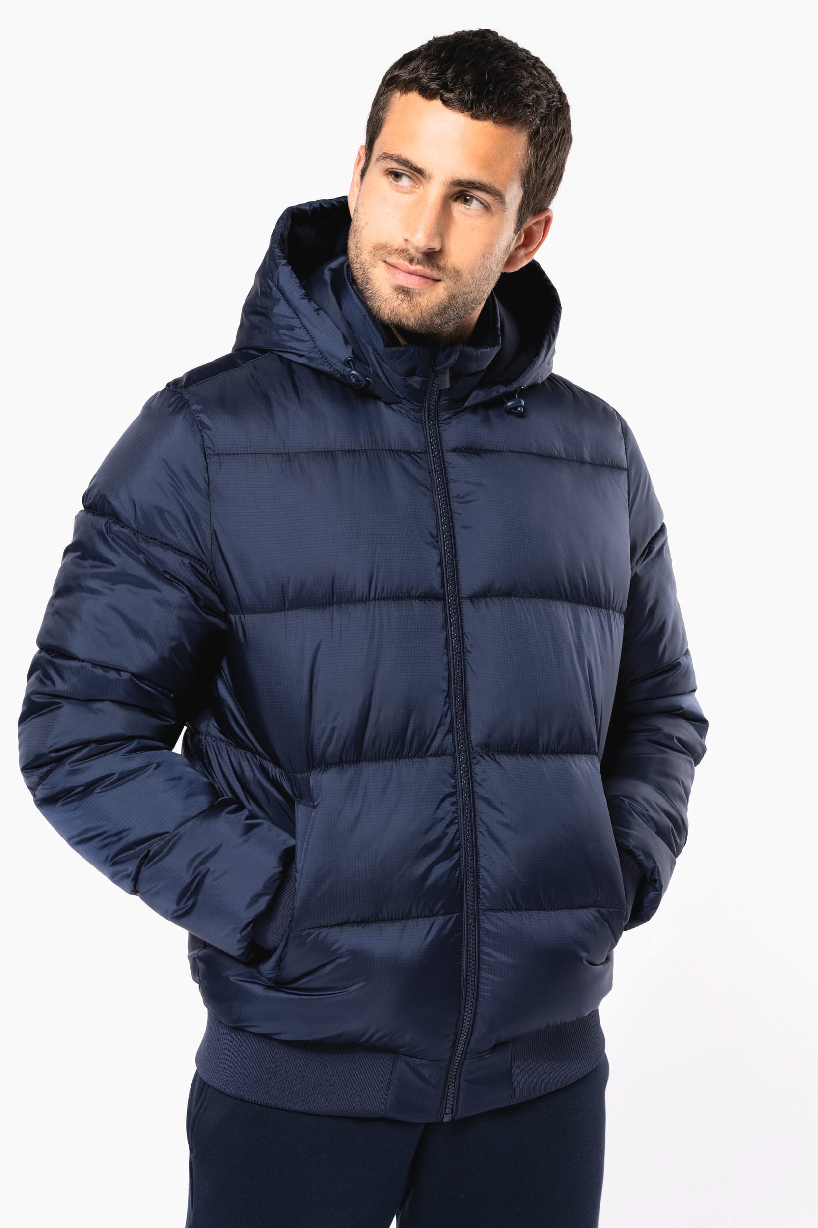 Recycelte Unisex-Ripstop-Jacke mit Kapuze Recycelte Unisex-Ripstop-Jacke mit Kapuze