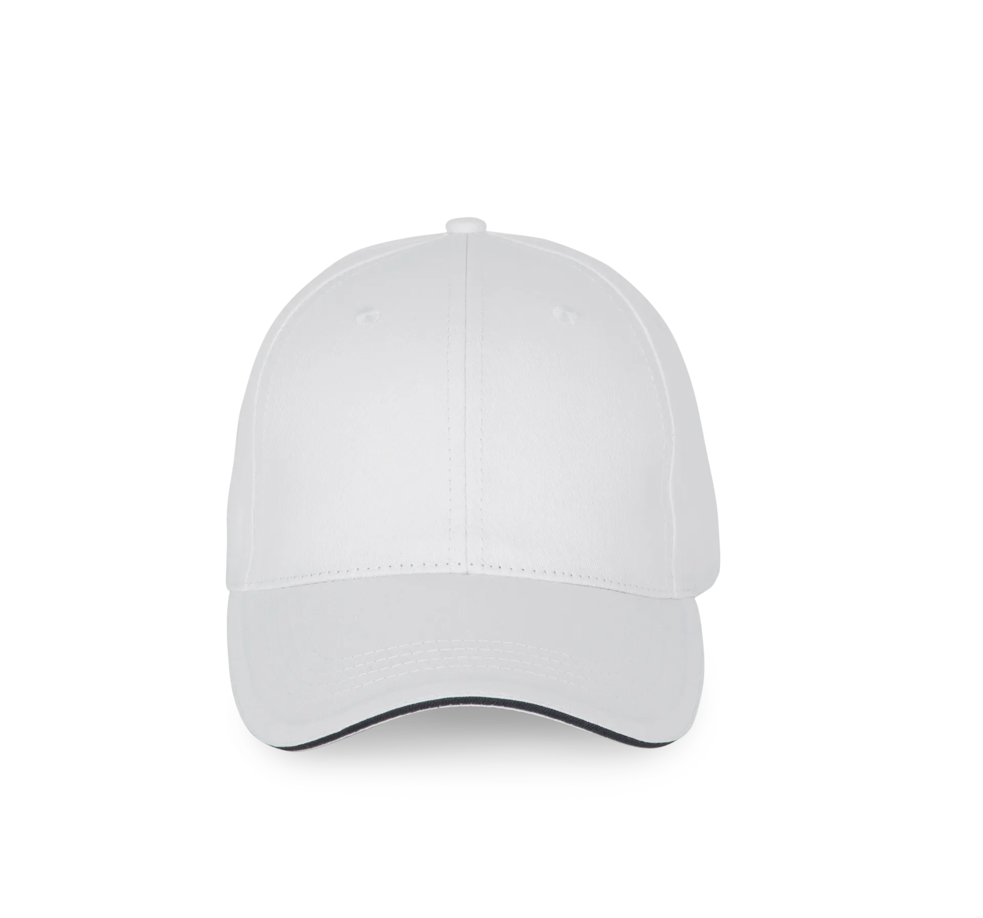 6-Panel-Kappe mit Kontrast-Sandwichschirm