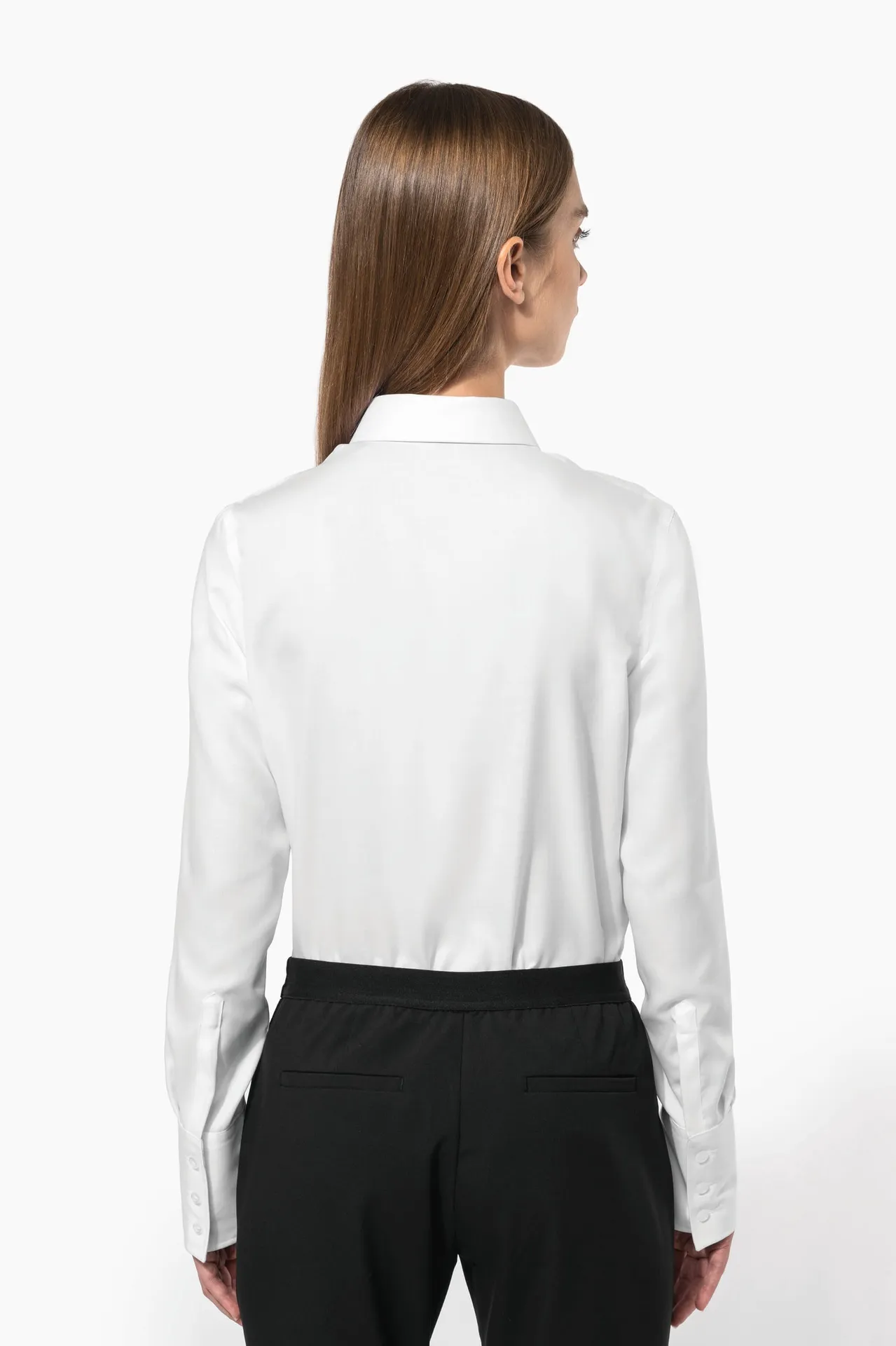 Damen Langarmbluse Bügelfrei