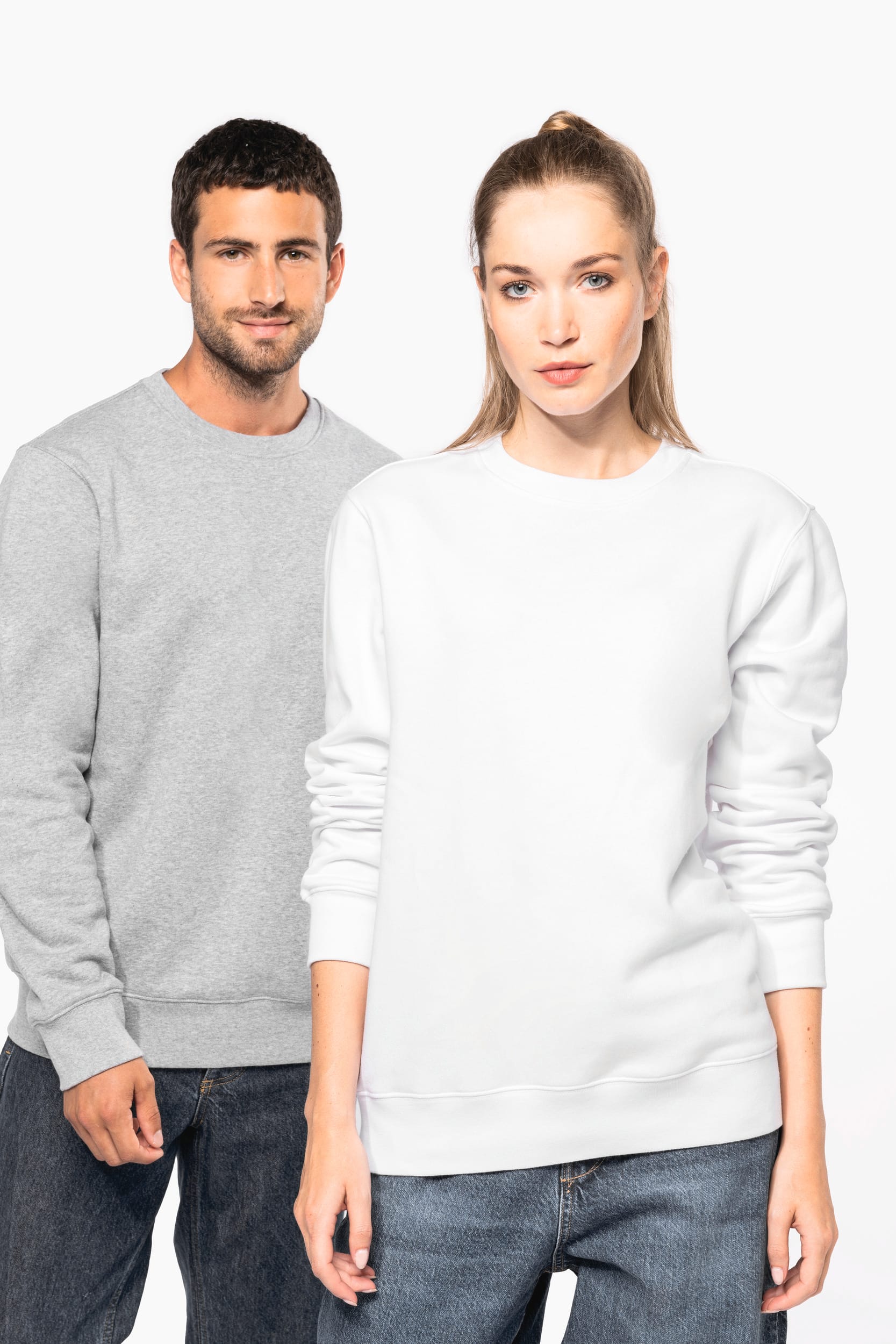 Unisex-Sweatshirt mit Rundhalsausschnitt 80/20