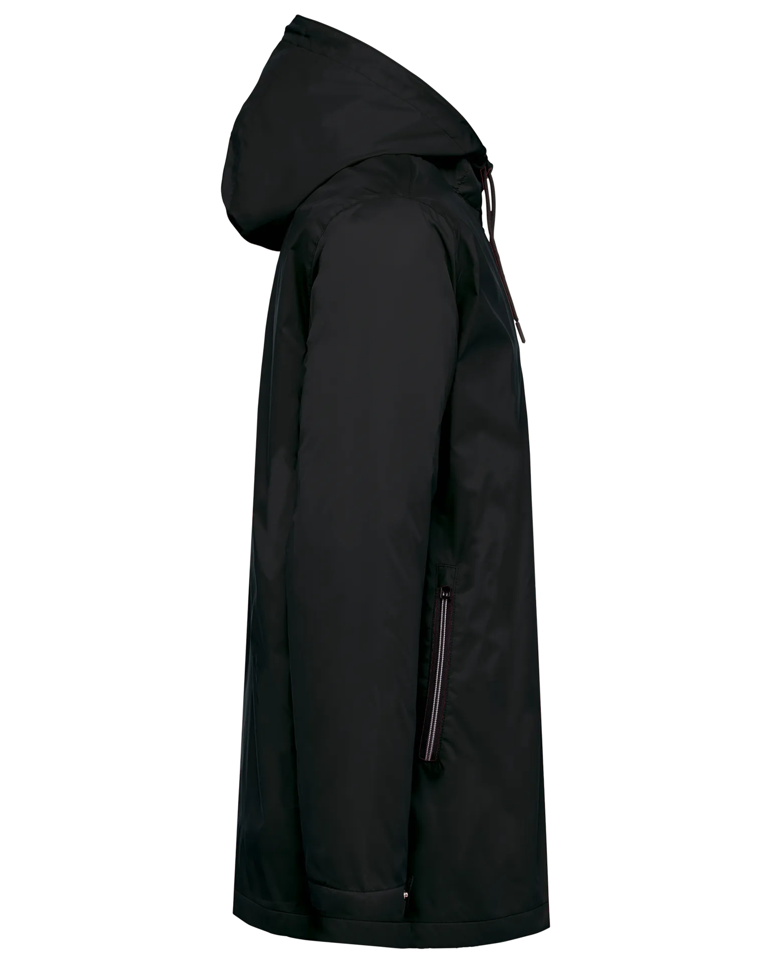 Gefütterte Unisex-Kapuzenjacke aus Mikrofleece