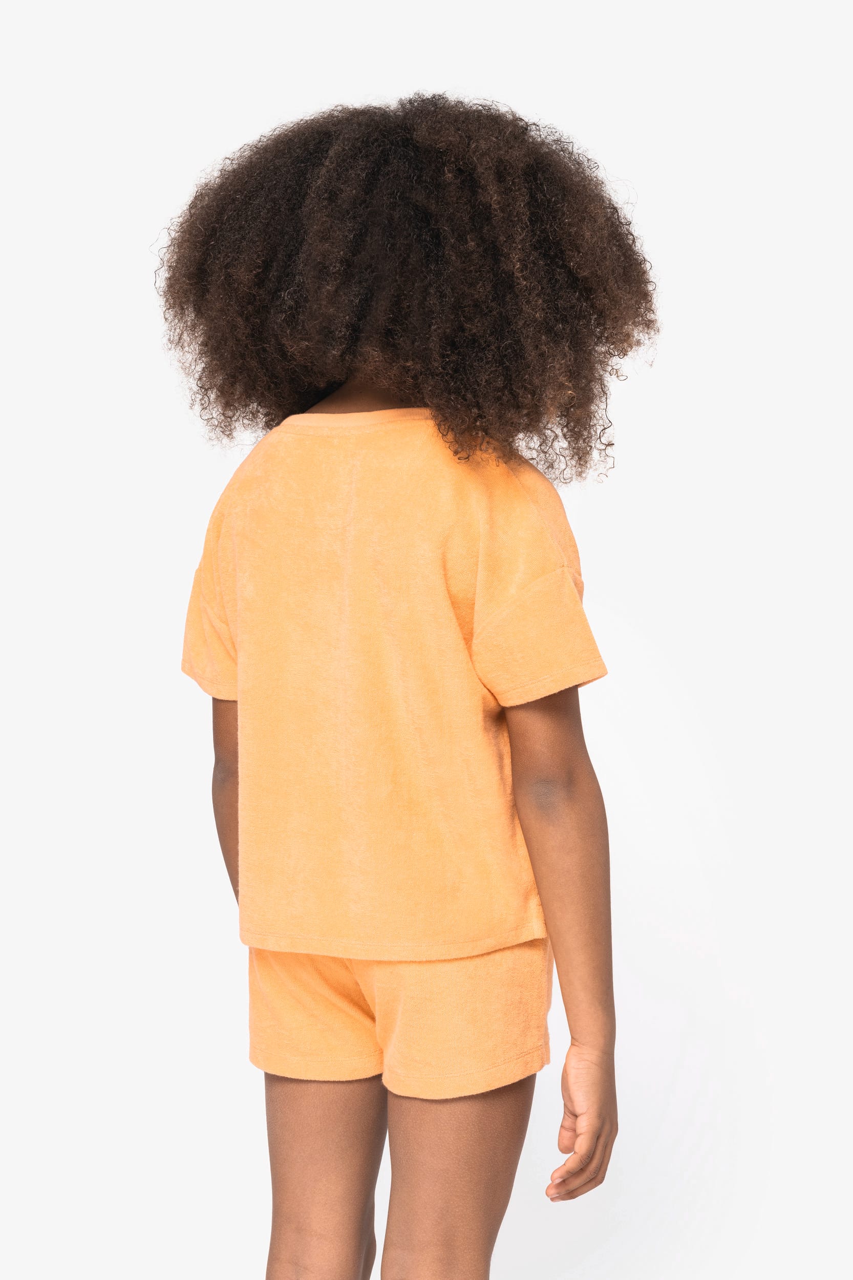 Umweltfreundliches T-Shirt aus Frottee für Mädchen