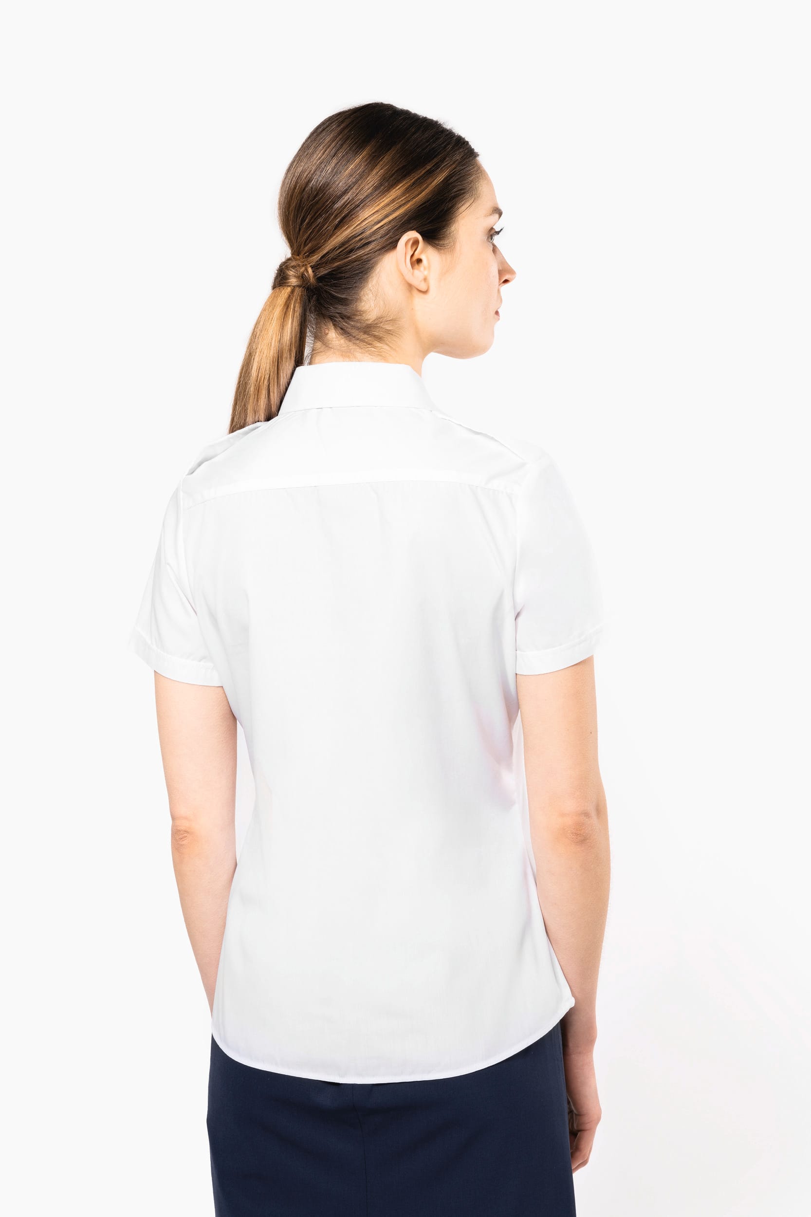 Kurzarm-Pilotenhemd für Damen