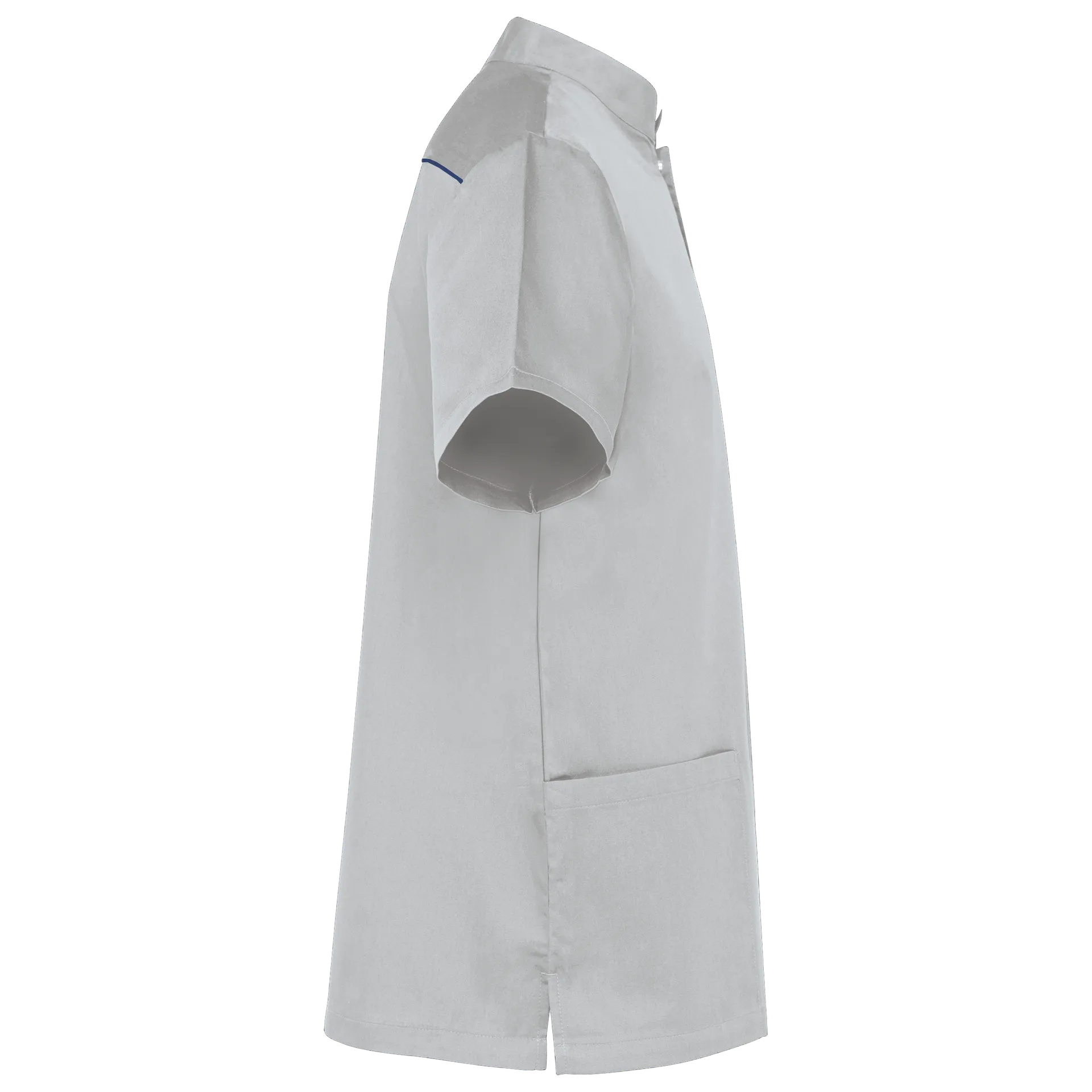 Herrenkittel aus Baumwollpolyester mit Druckknöpfen