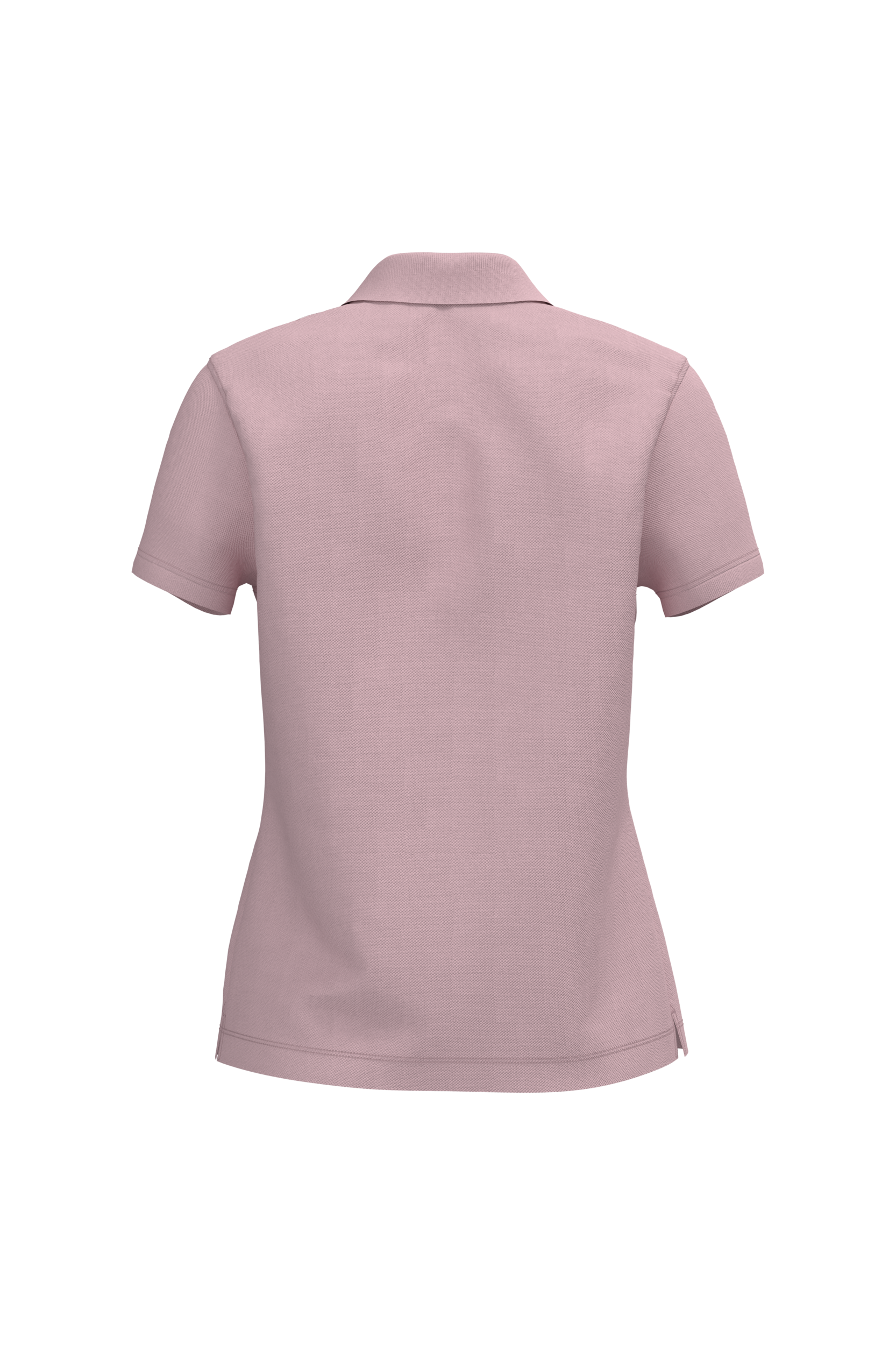 Dammen Kurzam Poloshirt aus Baumwollpiqué