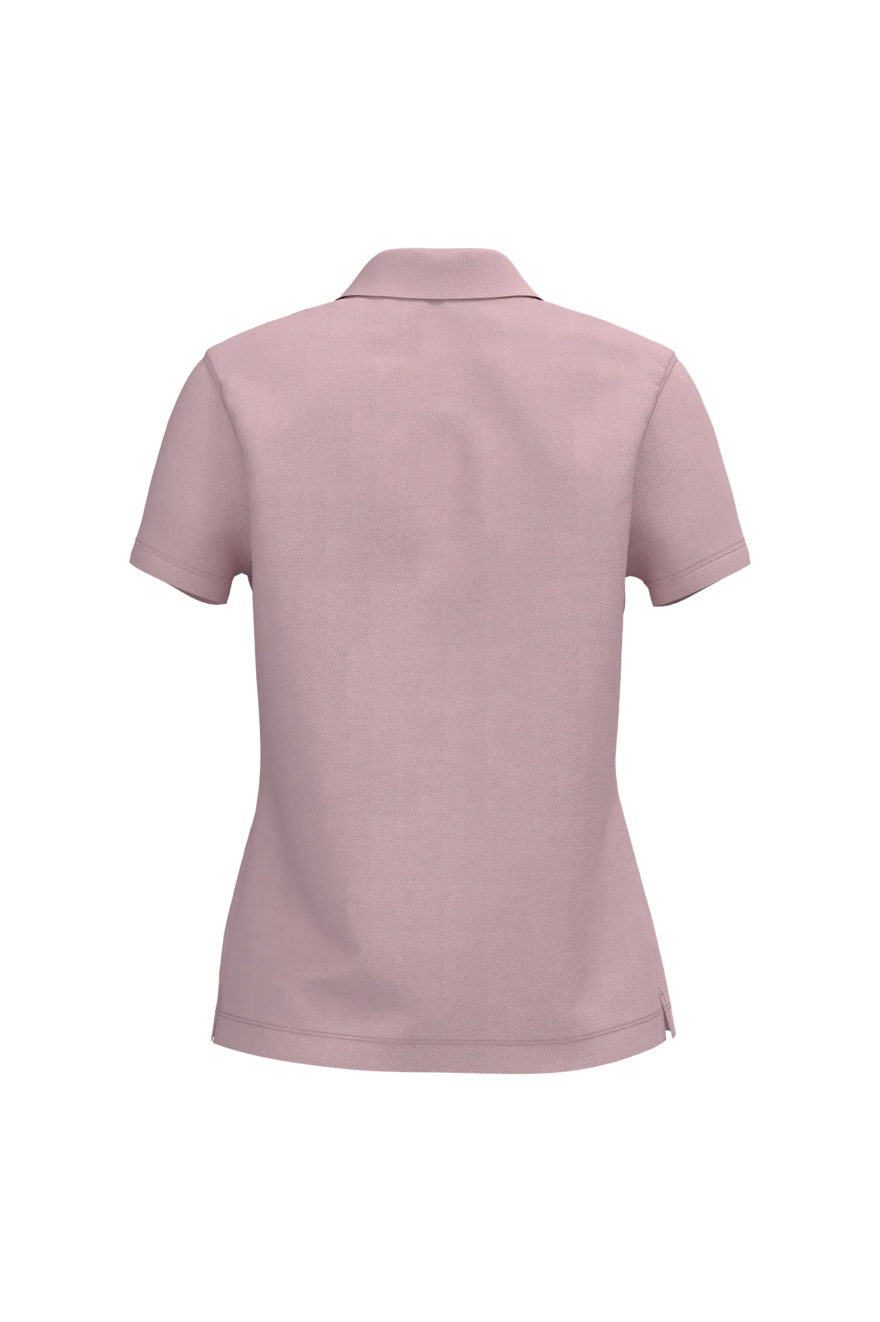 Dammen Kurzam Poloshirt aus Baumwollpiqué