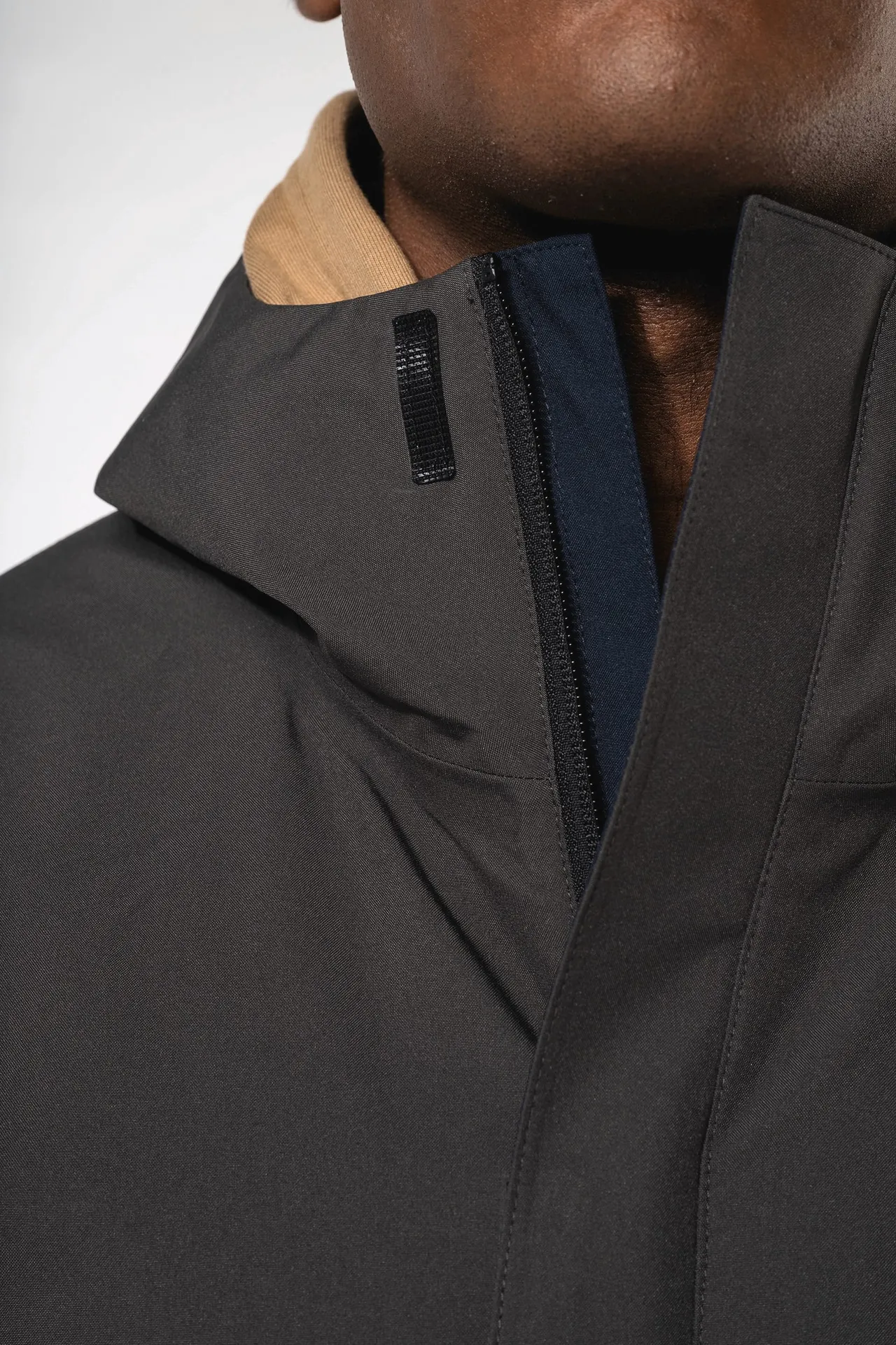 Wasserdichter 3-in-1-Unisex-Parka mit zweifarbiger Kapuze