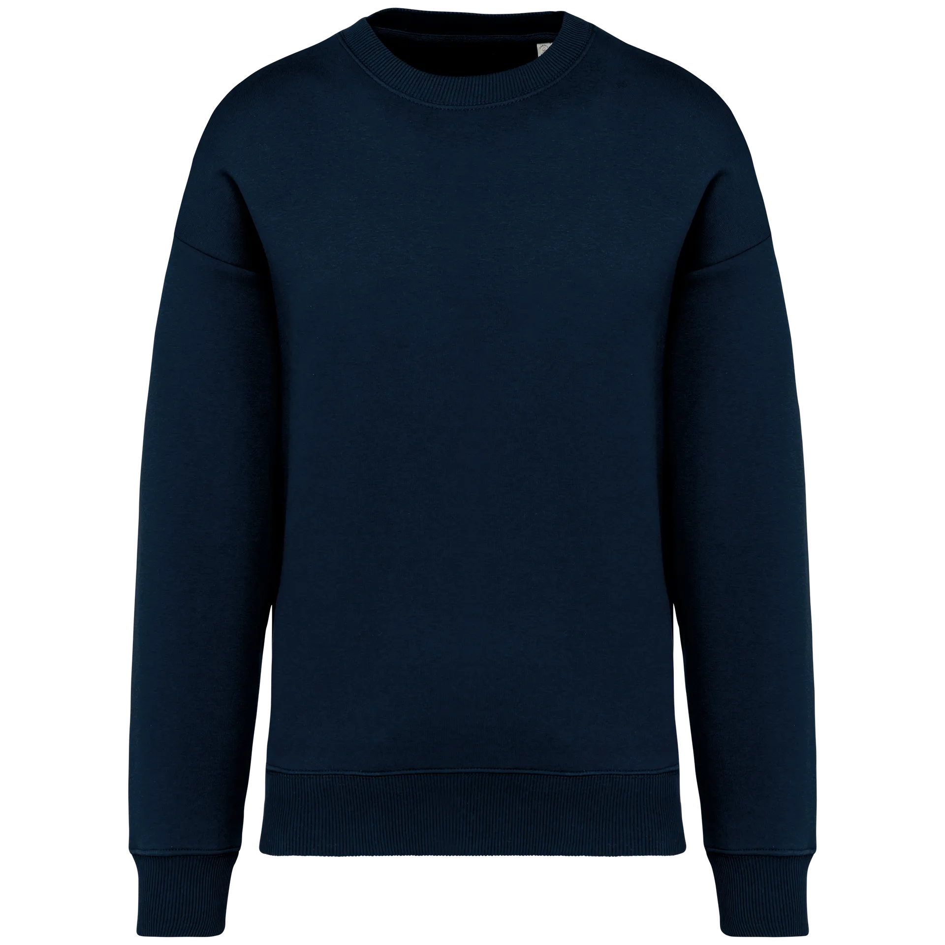 Umweltfreundliches Oversize Unisex-Sweatshirt mit Rundhalsausschnitt