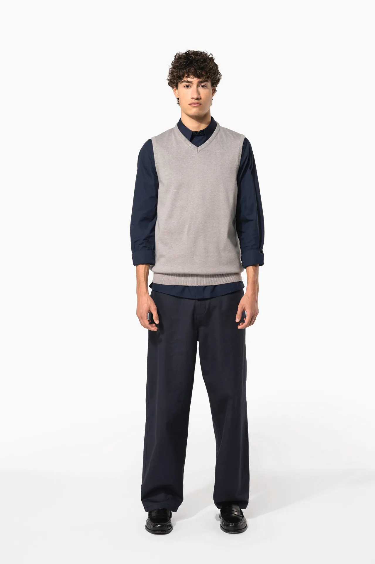 Herren pullunder v-ausschnitt