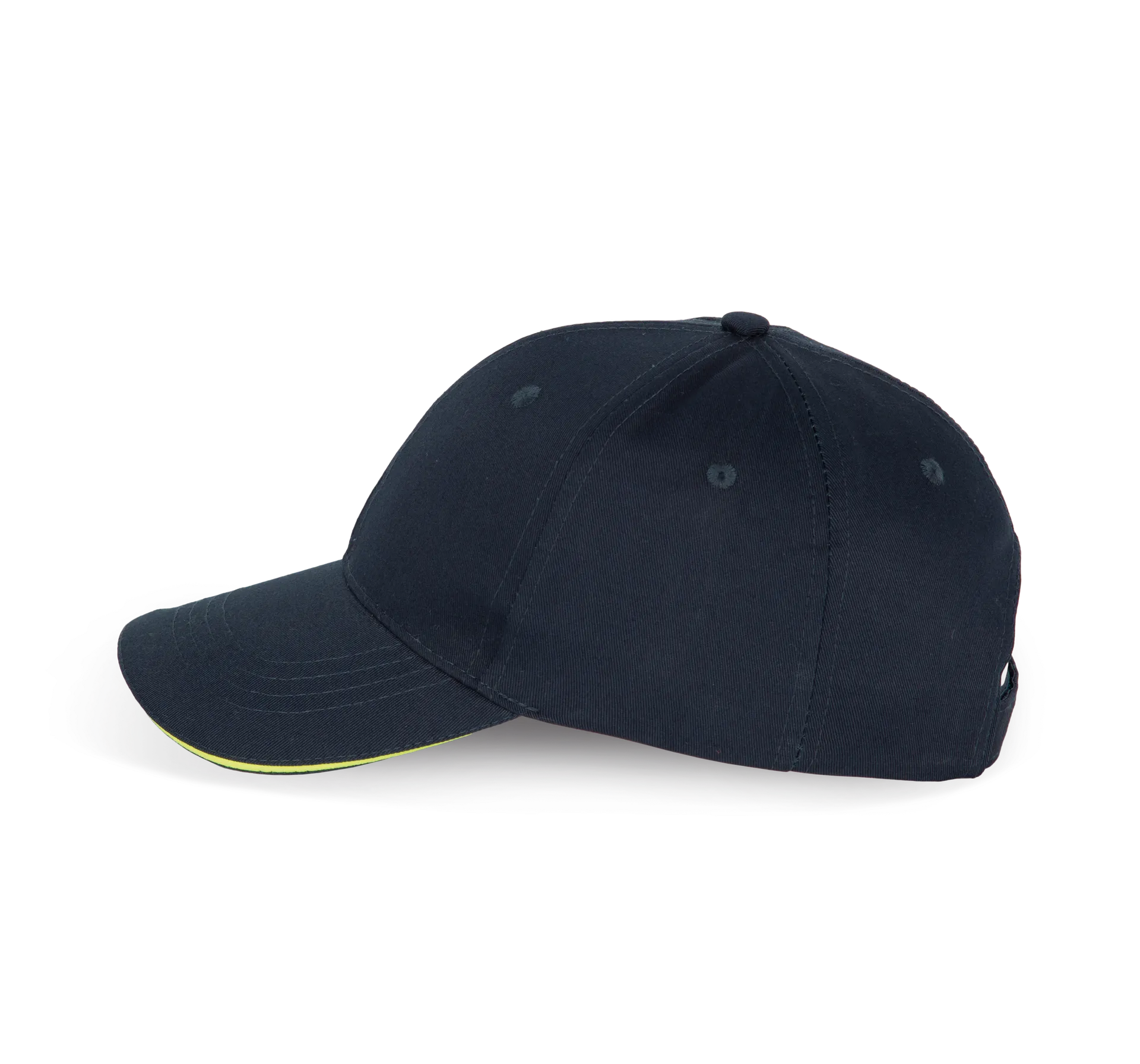 6-Panel-Cap mit Kontrast-Sandwichschirm