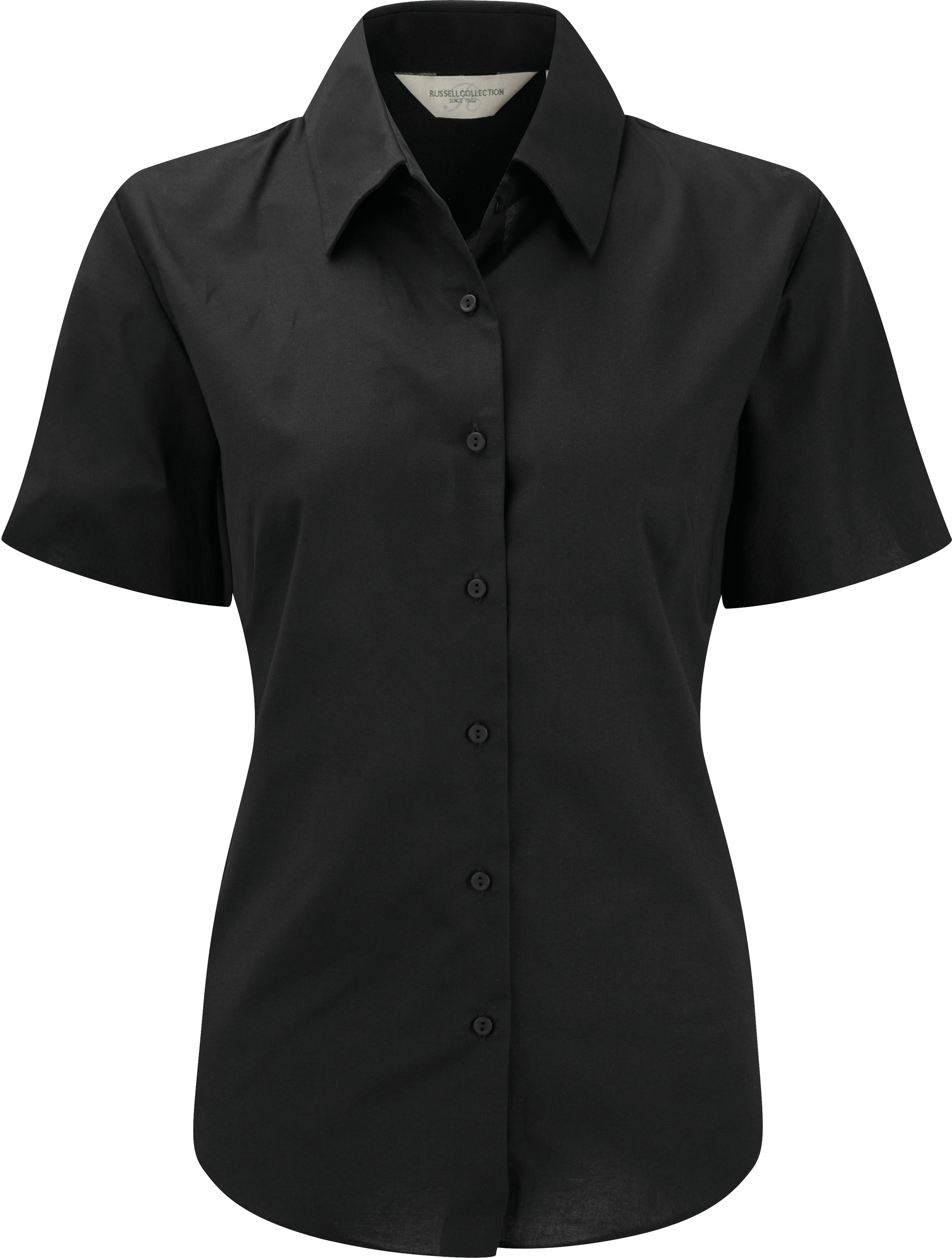 Ladies Short Sleeve Easy Care Oxford Shirt