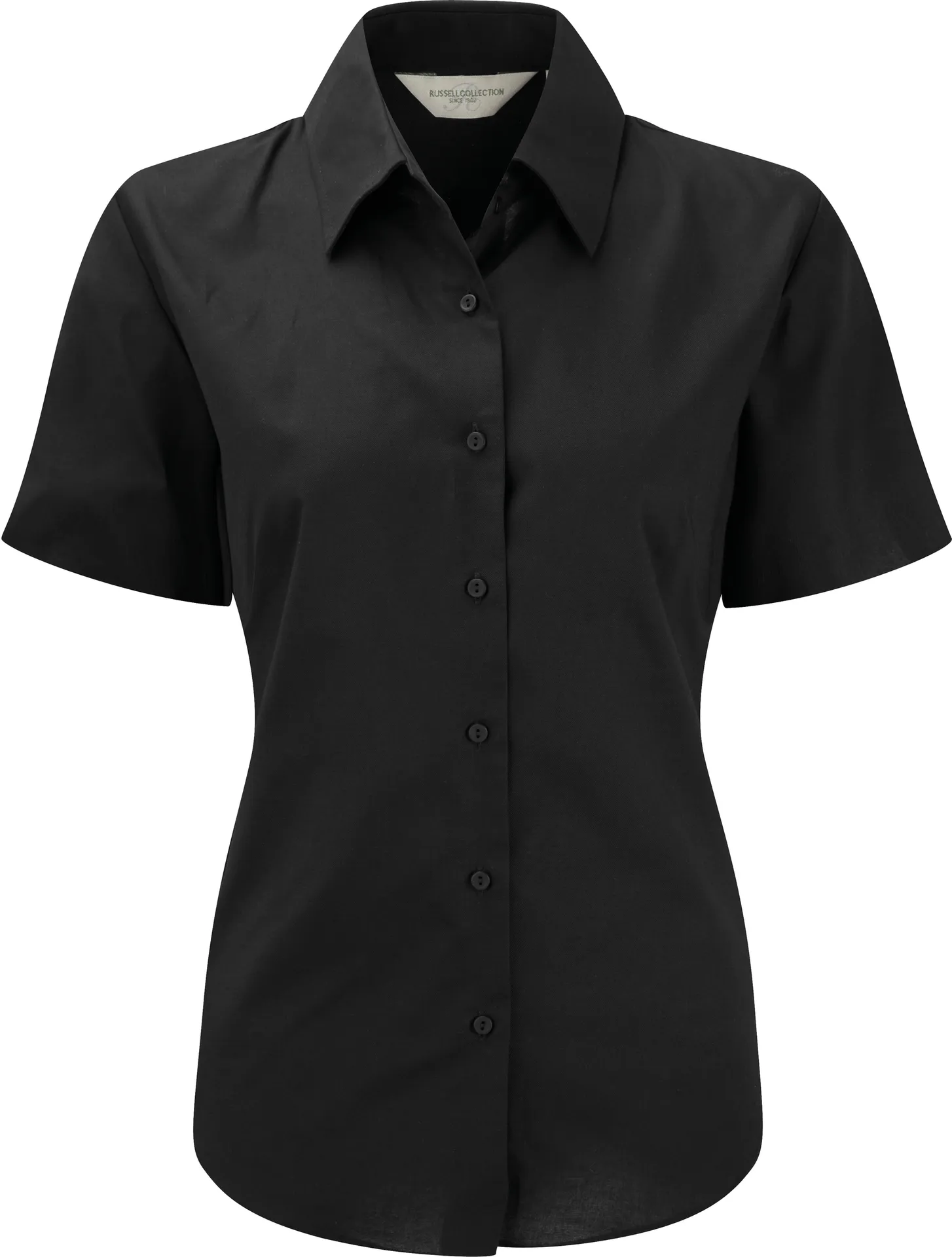 Ladies Short Sleeve Easy Care Oxford Shirt