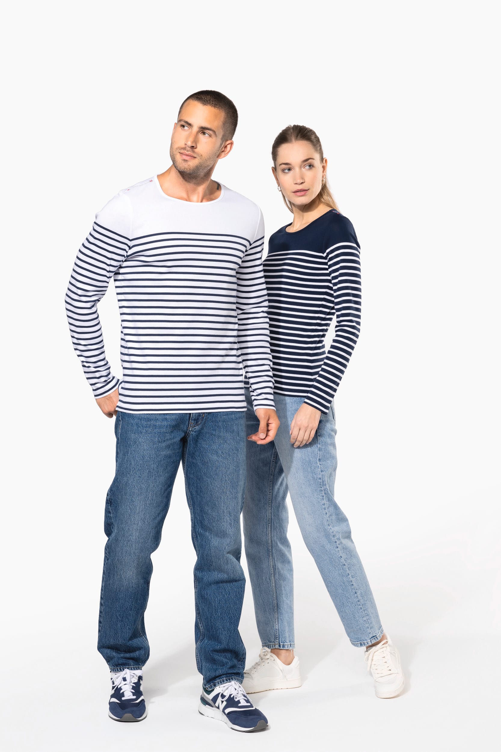 Damen-Marineshirt Langarm
