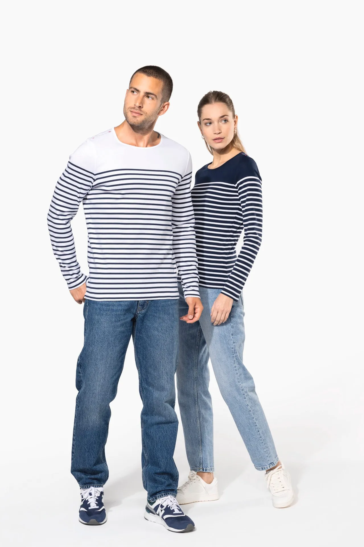 Damen-Marineshirt Langarm