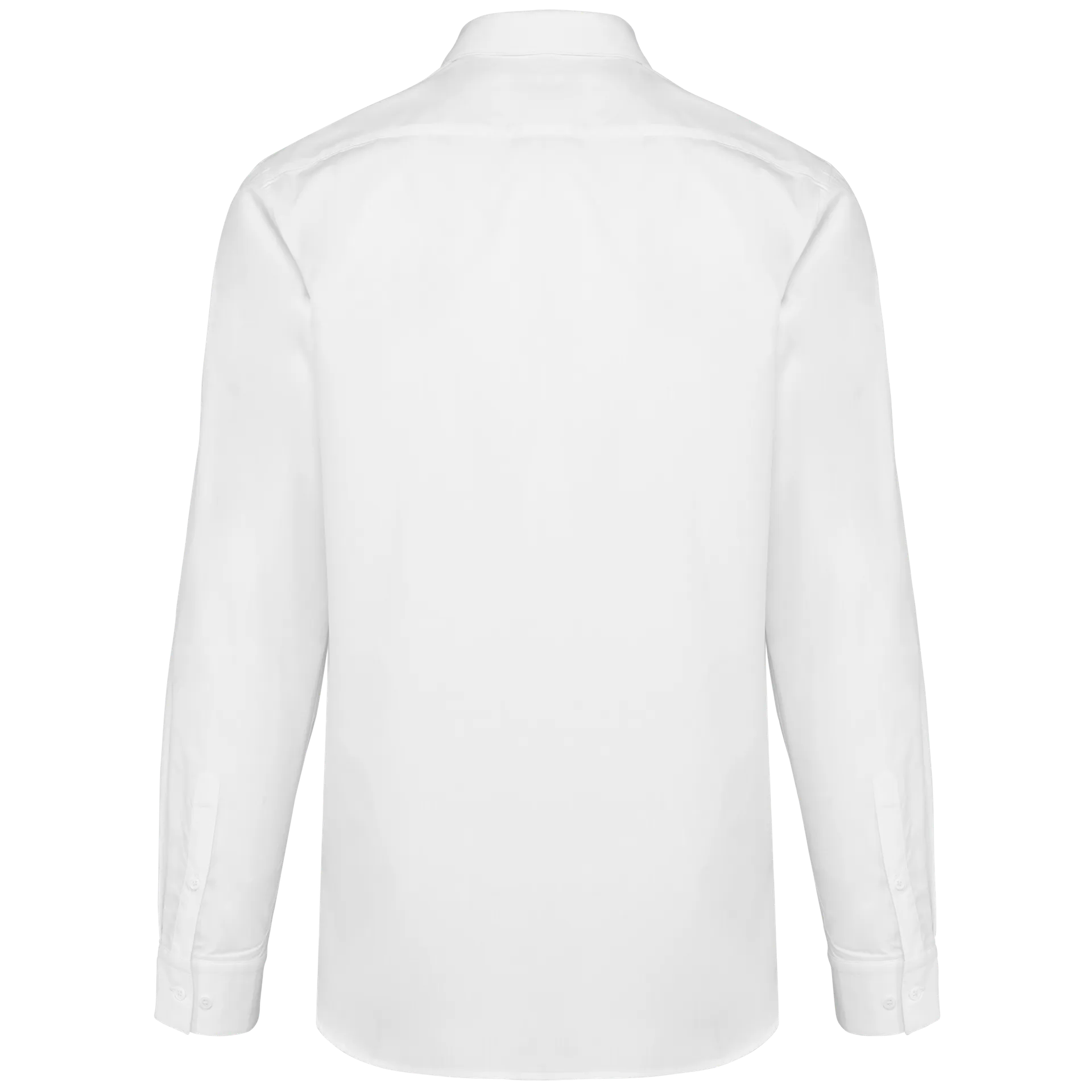Popeline-Hemd für Herren mit langen Ärmeln